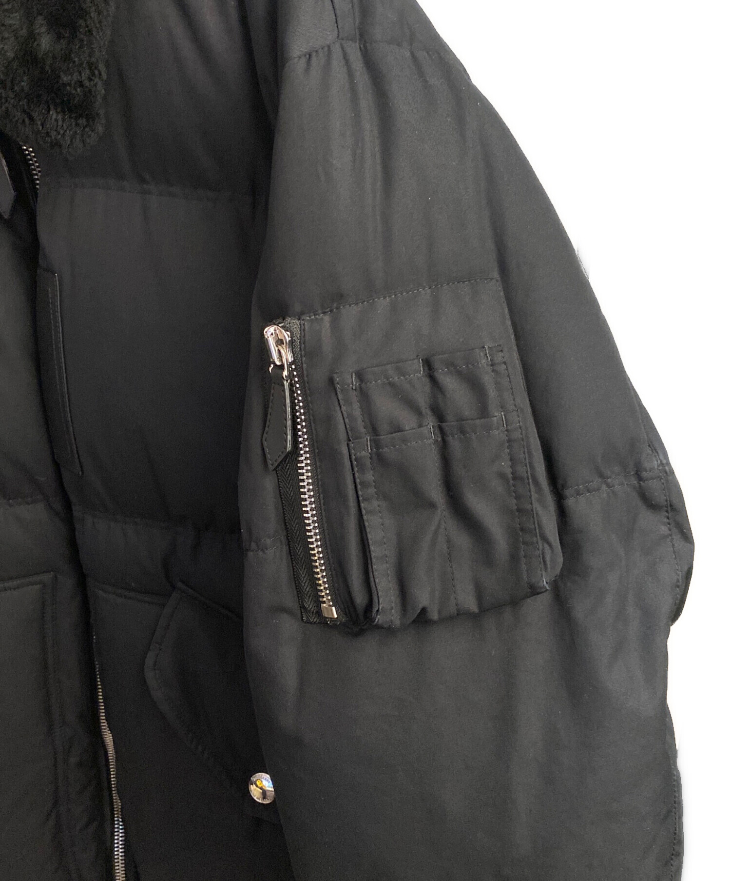 中古・古着通販】BURBERRY (バーバリー) ボンバージャケット ブラック