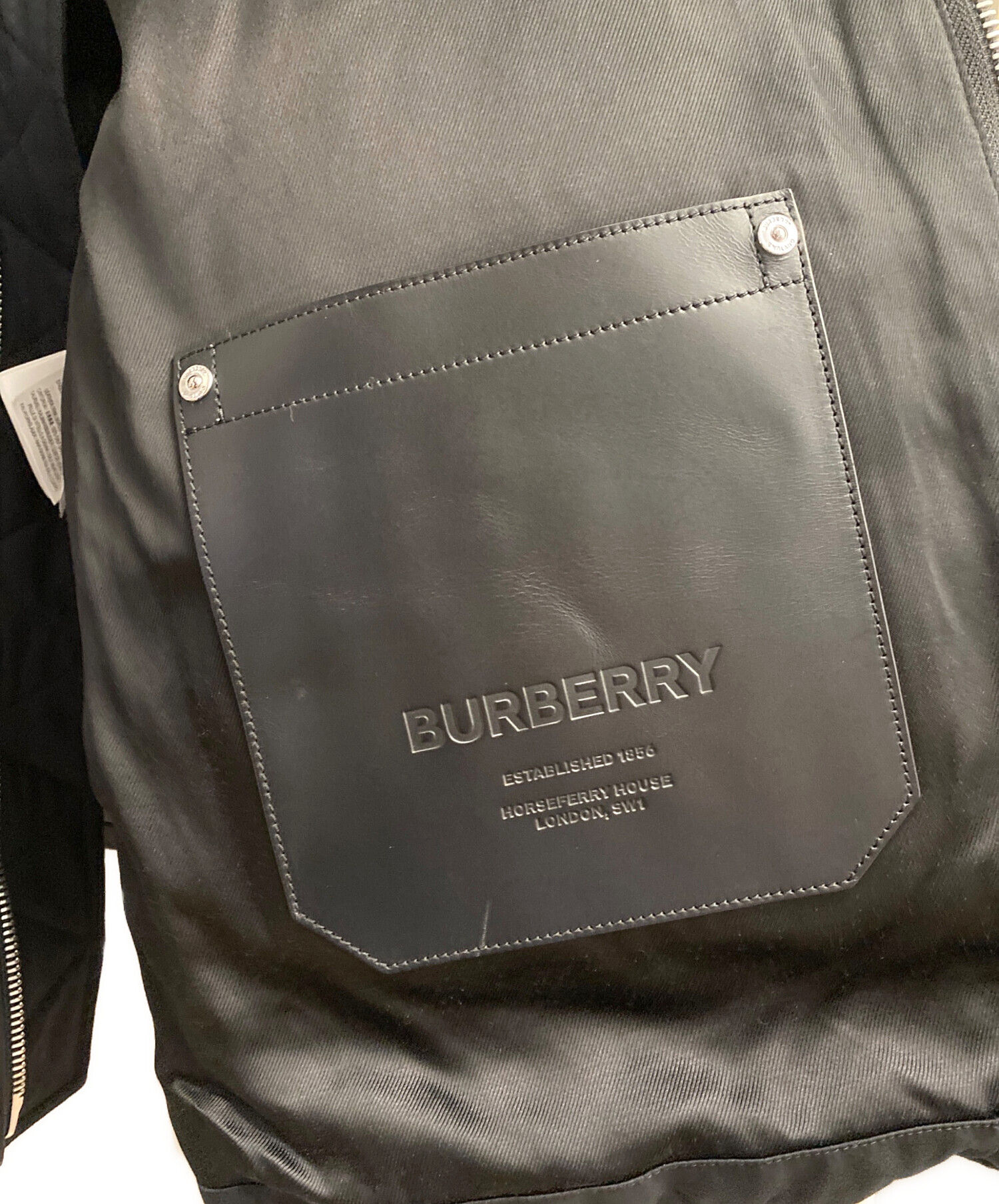 中古・古着通販】BURBERRY (バーバリー) ボンバージャケット ブラック