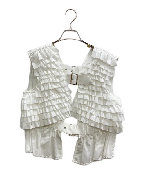 ❀kei ninomiya❀今季❇チュール❇フリルベスト❇サスペンダー❇2way 中古・古着通販】noir kei ninomiya (ノワール ケイ ニノミヤ) フリル