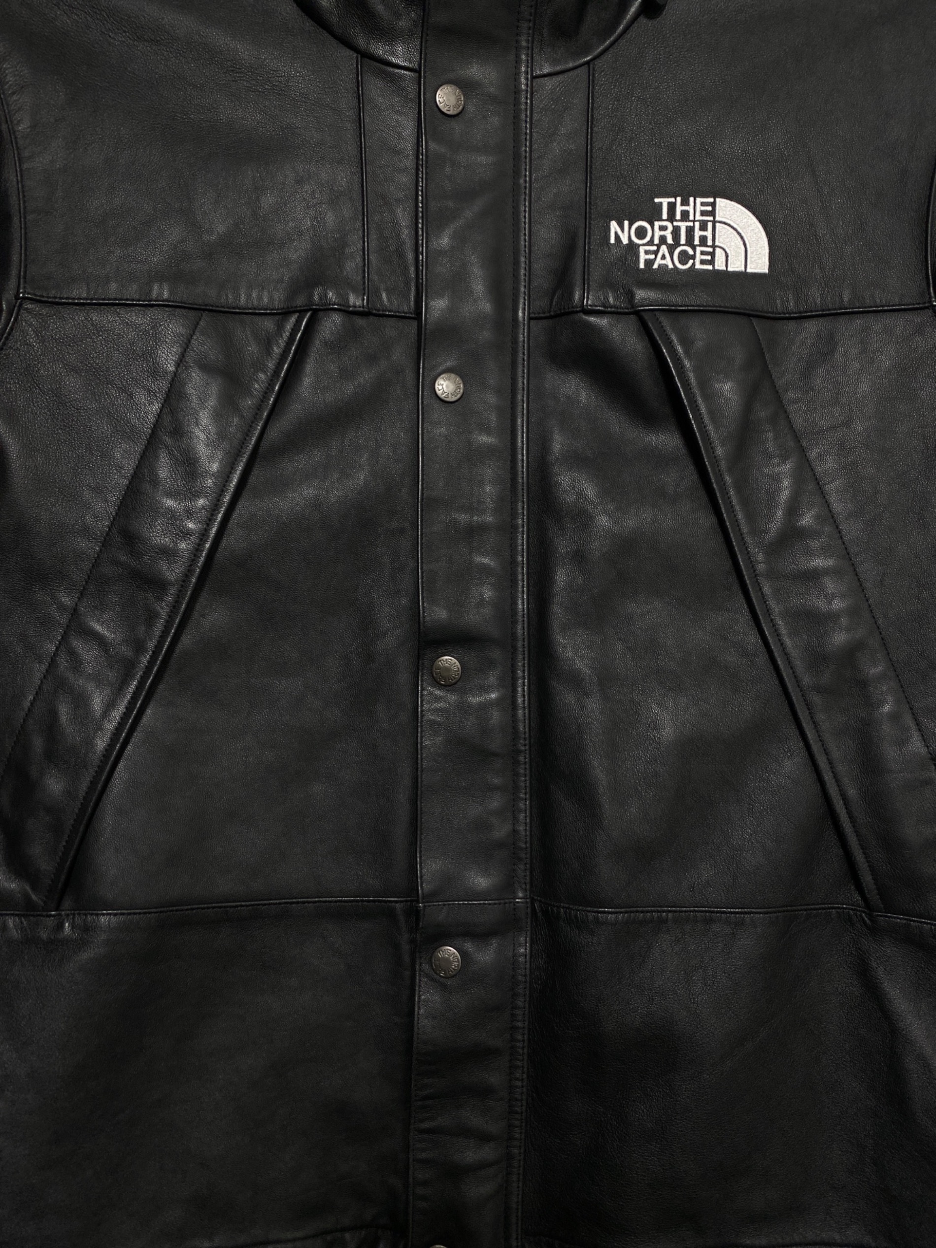 THE NORTH FACE × Supreme ブラックレザージャケット M 中古・古着通販】SUPREME (シュプリーム) THE NORTH FACE (ザ ノース