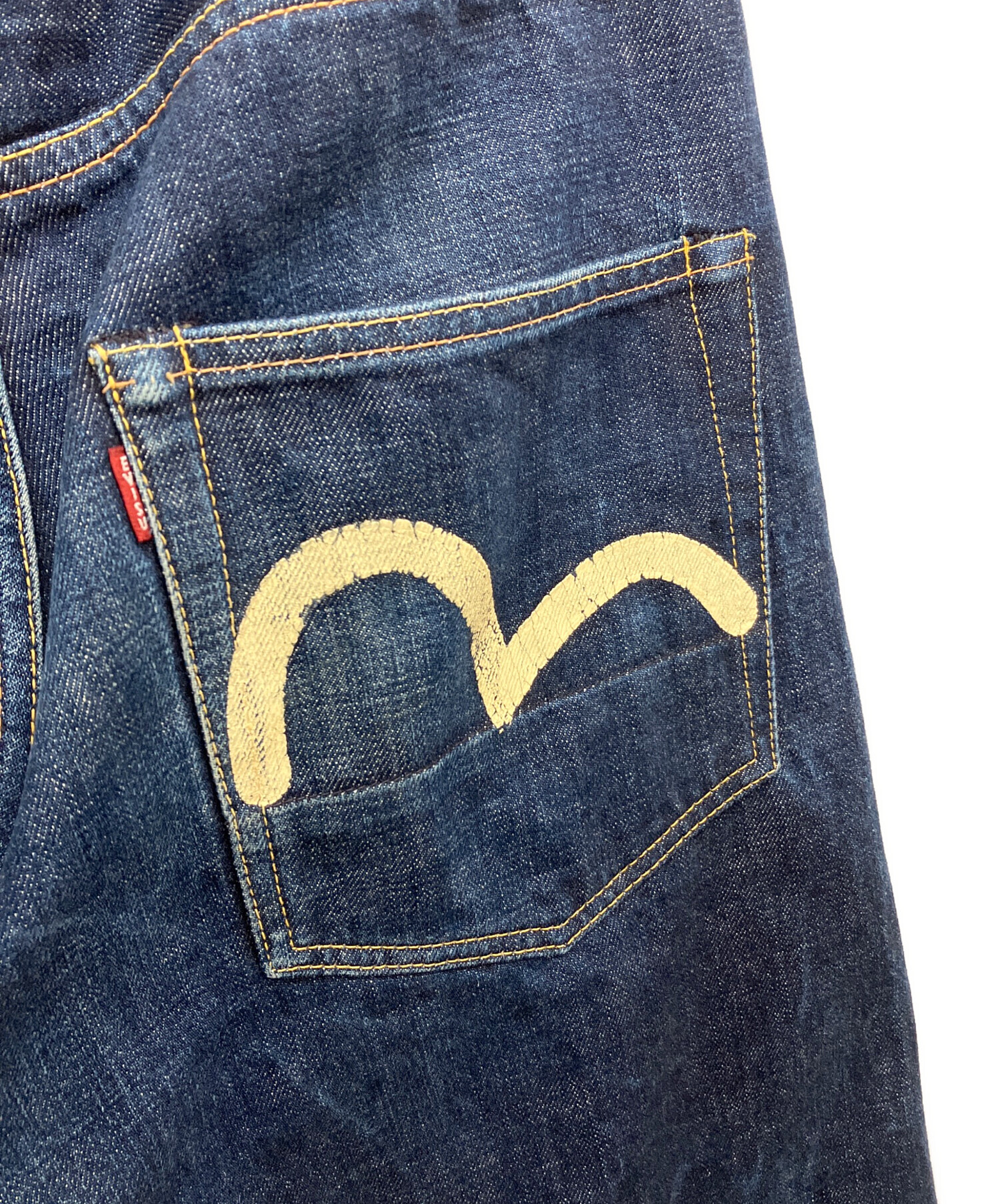 中古・古着通販】EVISU (エヴィス) カモメペイントデニムパンツ