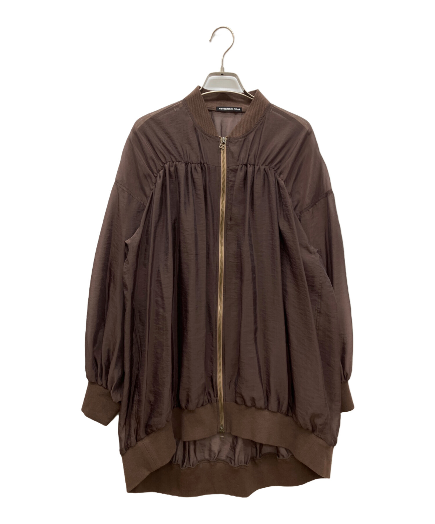 ヴィヴィアンタム　ブルゾン 中古・古着通販】VIVIENNE TAM (ヴィヴィアンタム) シアーギャザー