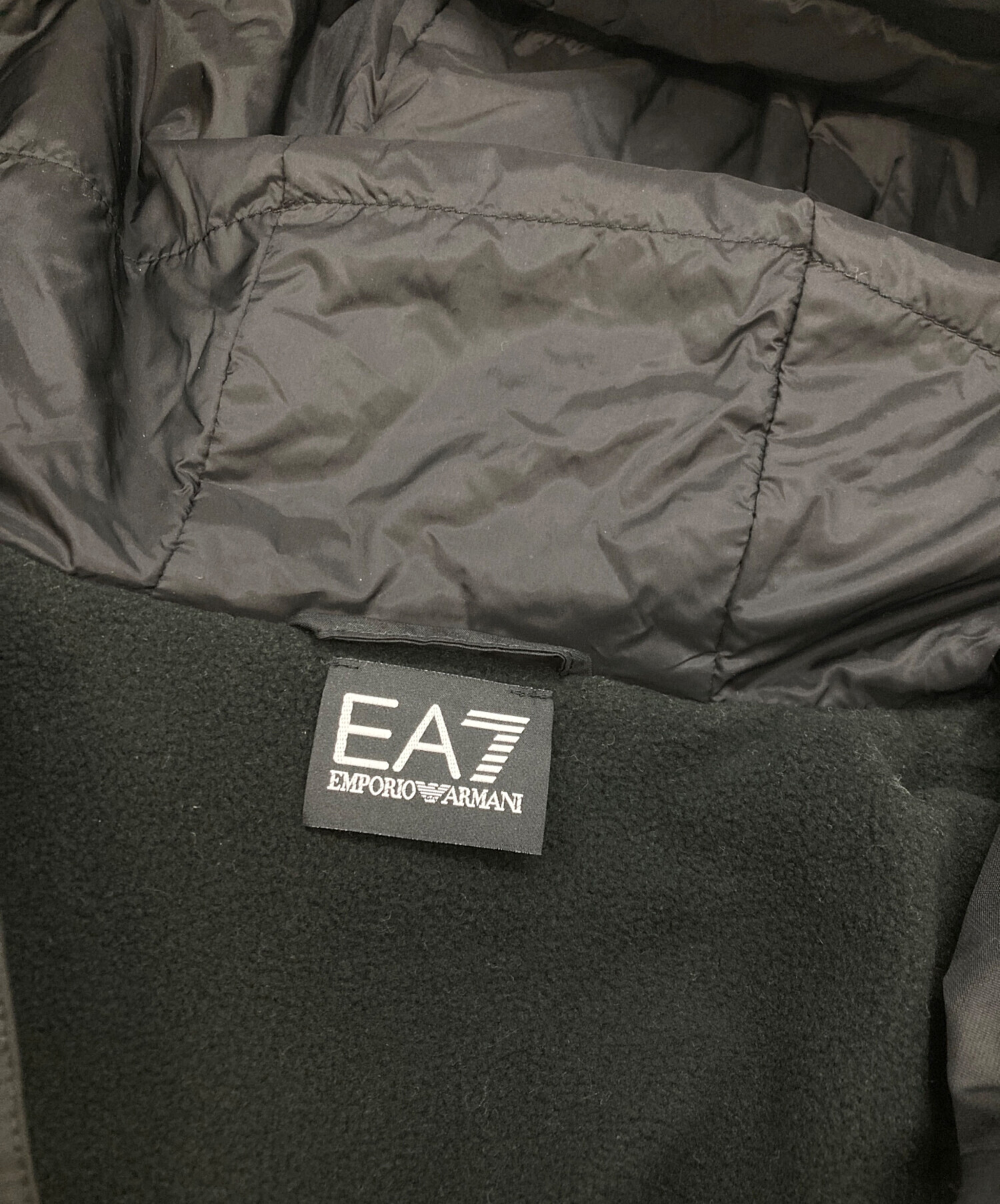 中古・古着通販】EA7 (イーエーセブン) ボンバージャケット ブラック