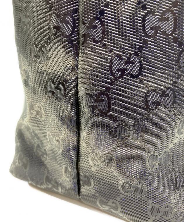 中古・古着通販】GUCCI (グッチ) GGインプリメ/トートバッグ ネイビー