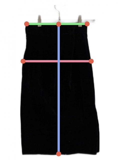 ‧₊お値下げ‧₊ Vivienne Westwood ブラックベルベットスカート 中古・古着通販】Vivienne Westwood RED LABEL (ヴィヴィアンウエスト