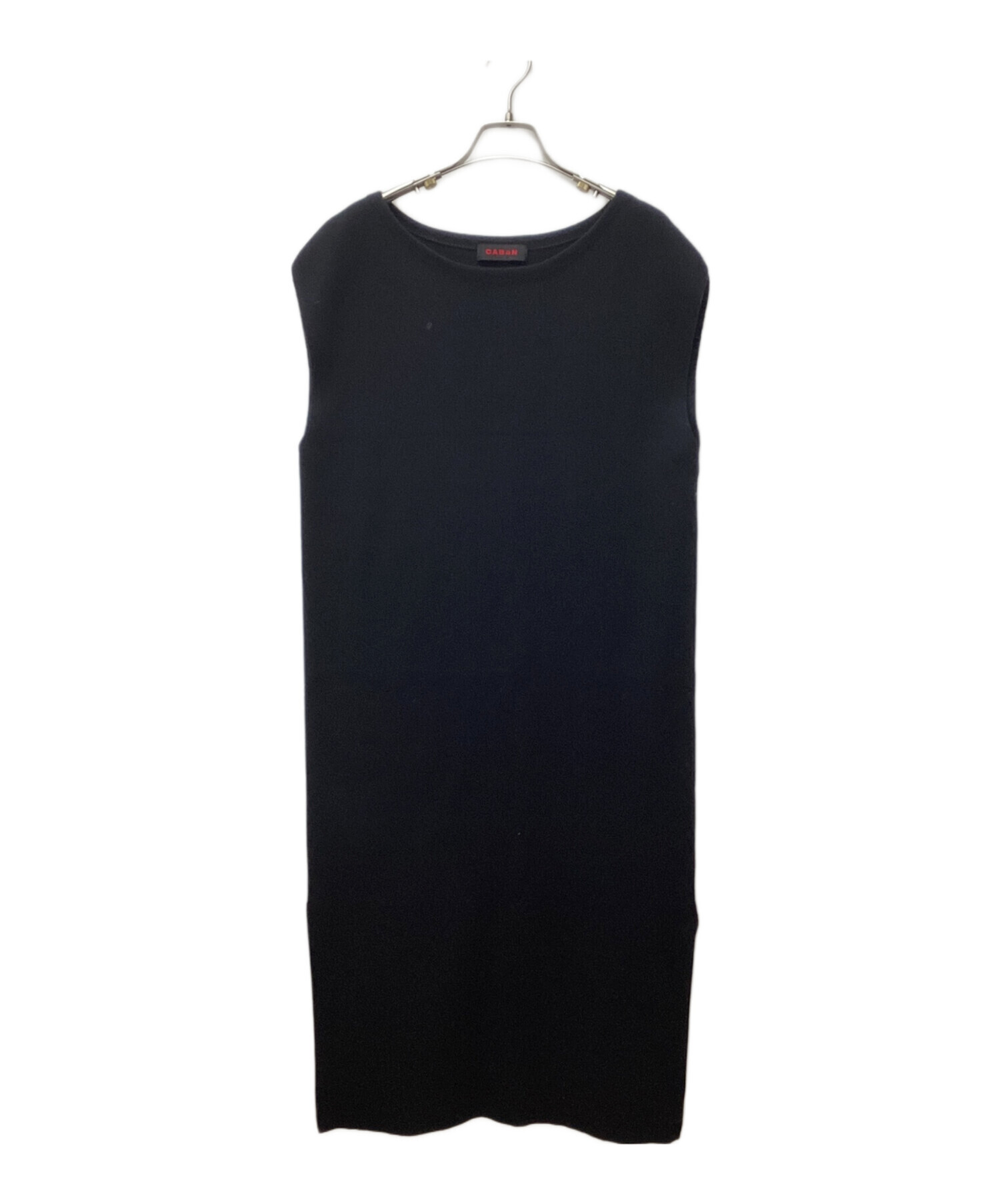 中古・古着通販】CABAN (キャバン) カシミヤ混ノースリーブワンピース