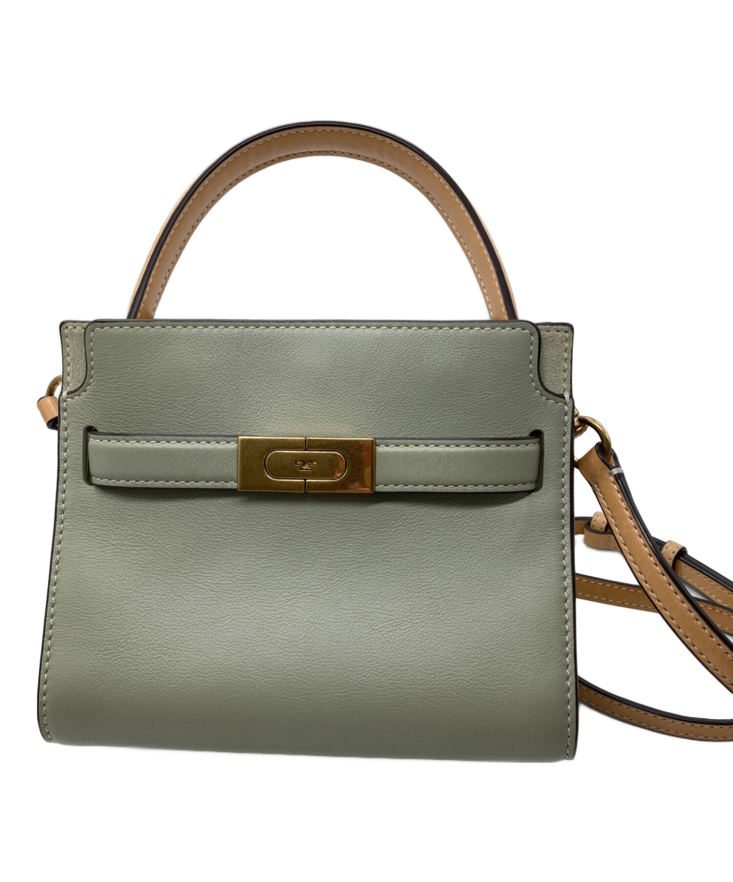 【未使用級】Tory Burch Lee Radziwill プチダブルバッグ Tory Burch トリーバーチ リーラジウィルプチダブルバッグニュークリーム