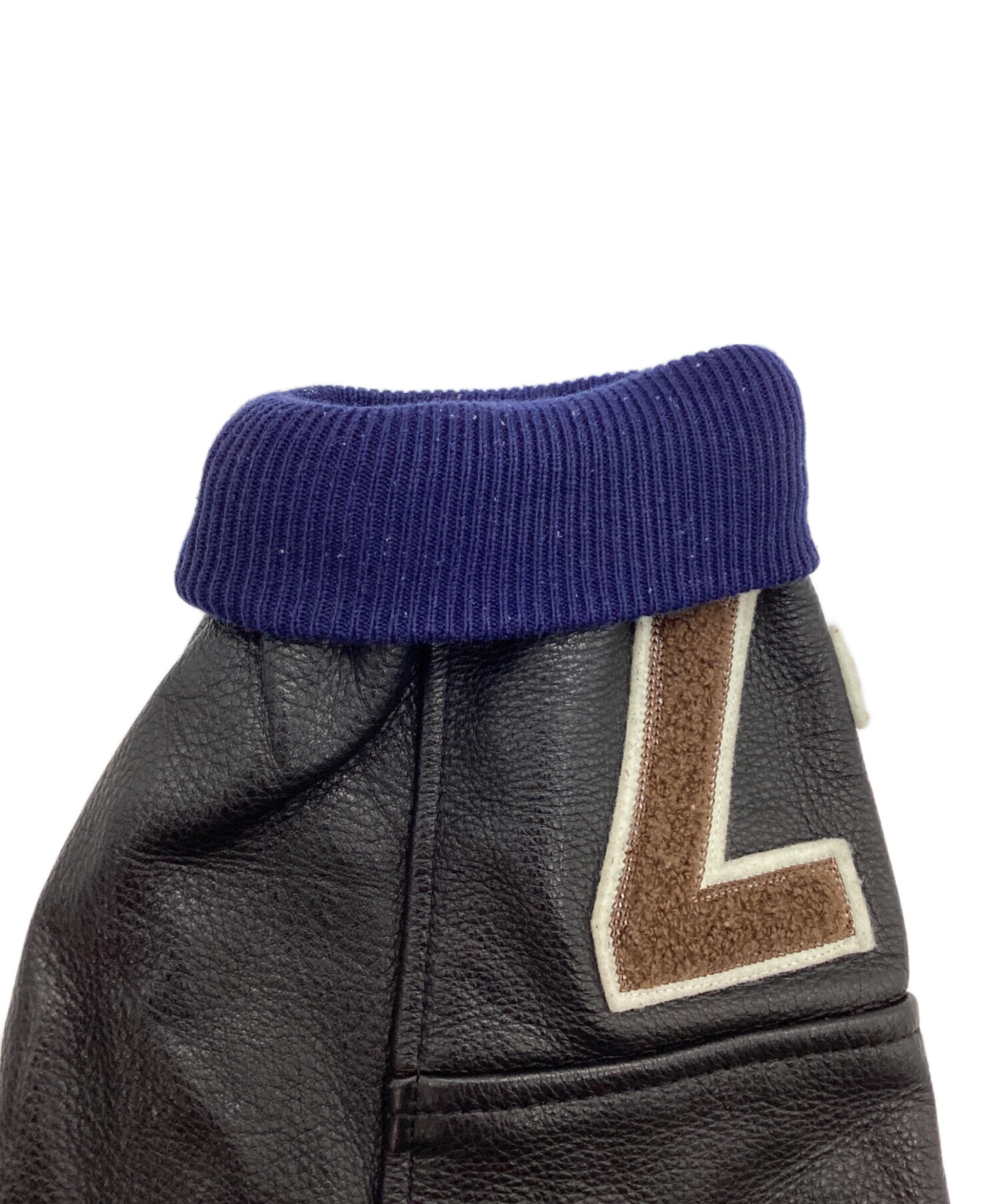 中古・古着通販】POSH BOY (ポッシュボーイ) 80'sオールドレザーウール