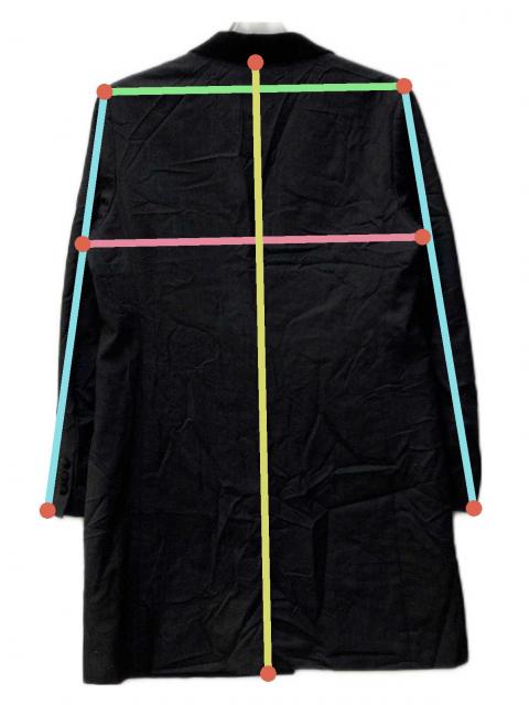 ファセッタズム　ロングコート 中古・古着通販】FACETASM (ファセッタズム) コート ブラック サイズ:2