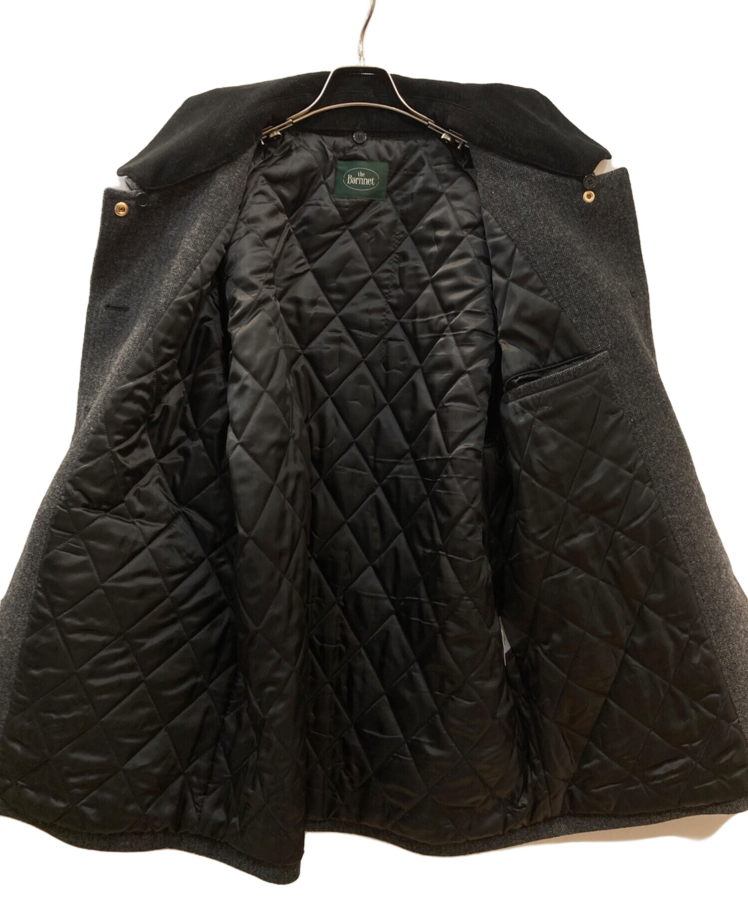 The Barnnet コーデュロイ ヘリンボーン ショート コート ジャケット 中古・古着通販】The Barnnet (ザ バーネット) Corduroy Collar