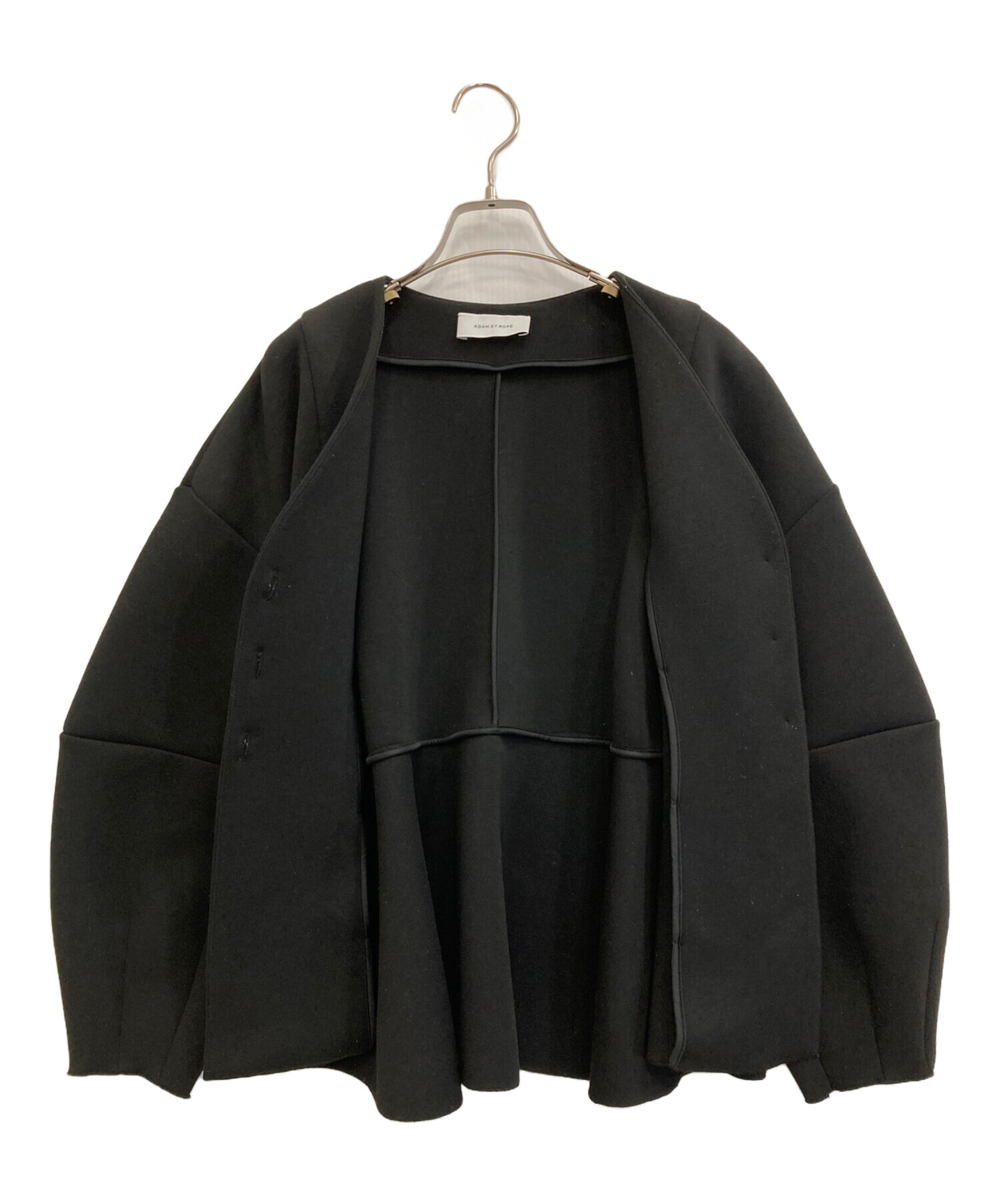 ADAM ET ROPÉ ダンボールカーディガン 中古・古着通販】Adam et Rope (アダム エ ロペ) ペプラムダンボール