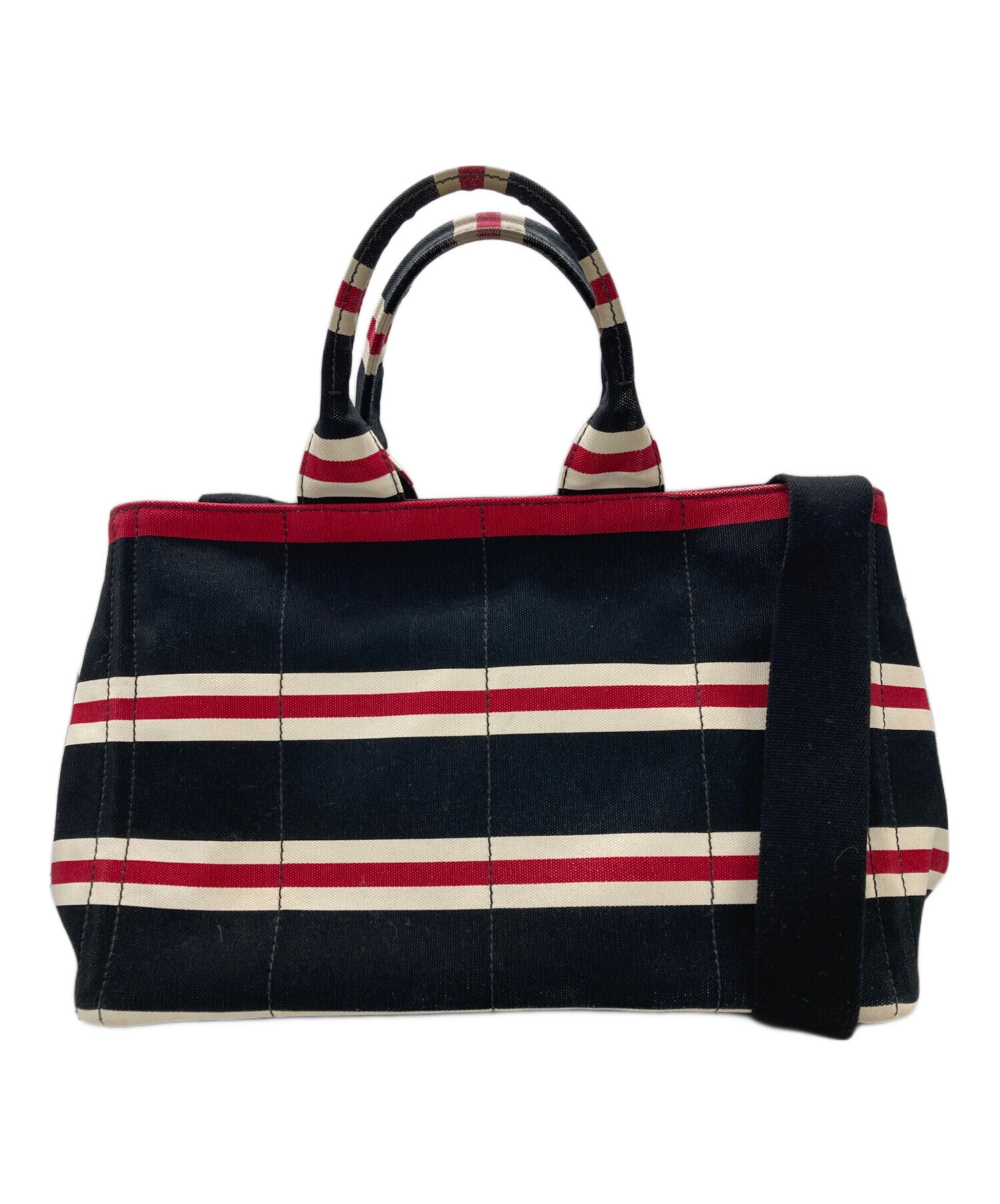 中古・古着通販】PRADA (プラダ) カナパ2WAYトートバッグ ブラック