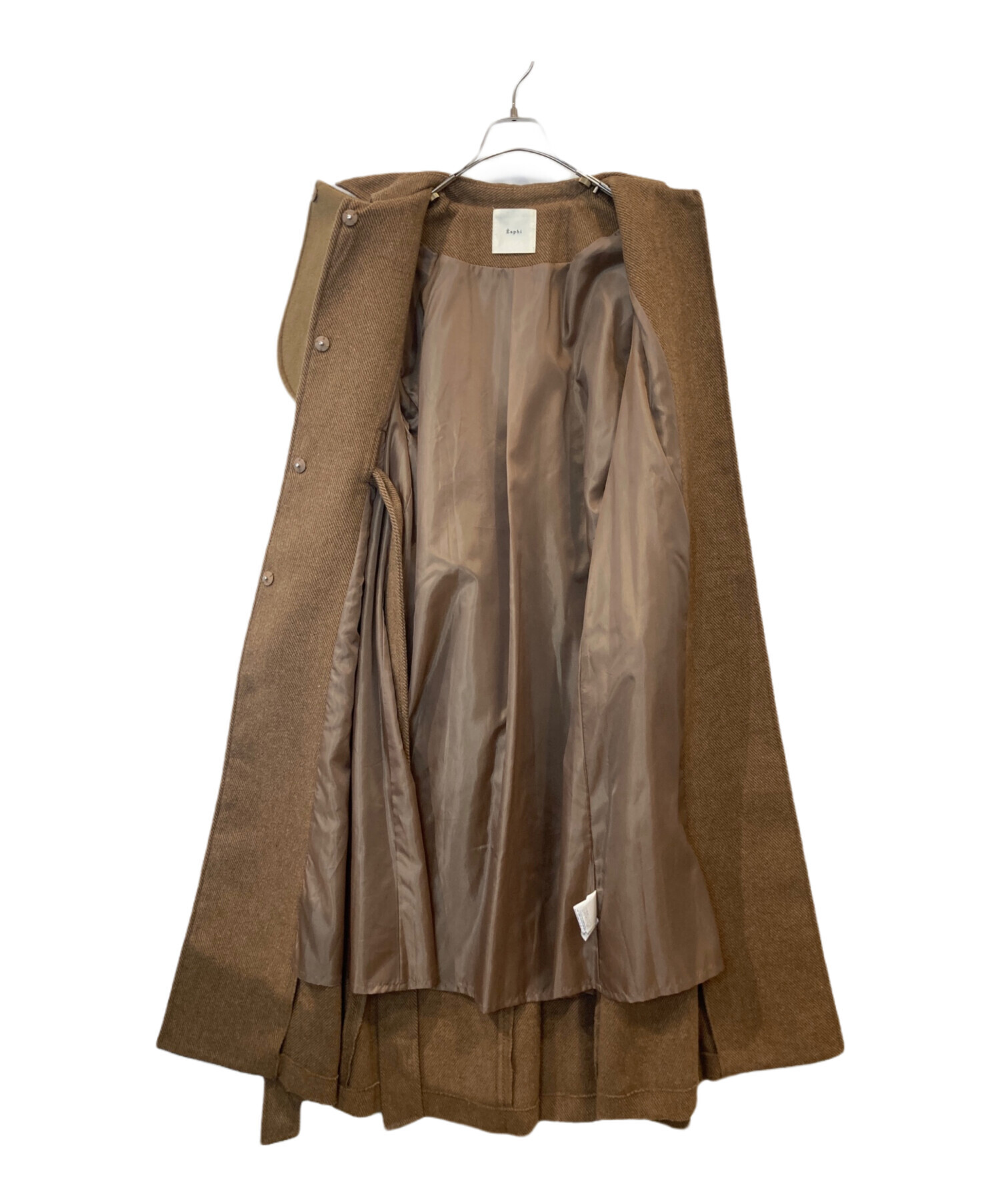 中古・古着通販】Eaphi (エフィ) gunpatch waist mark long coat