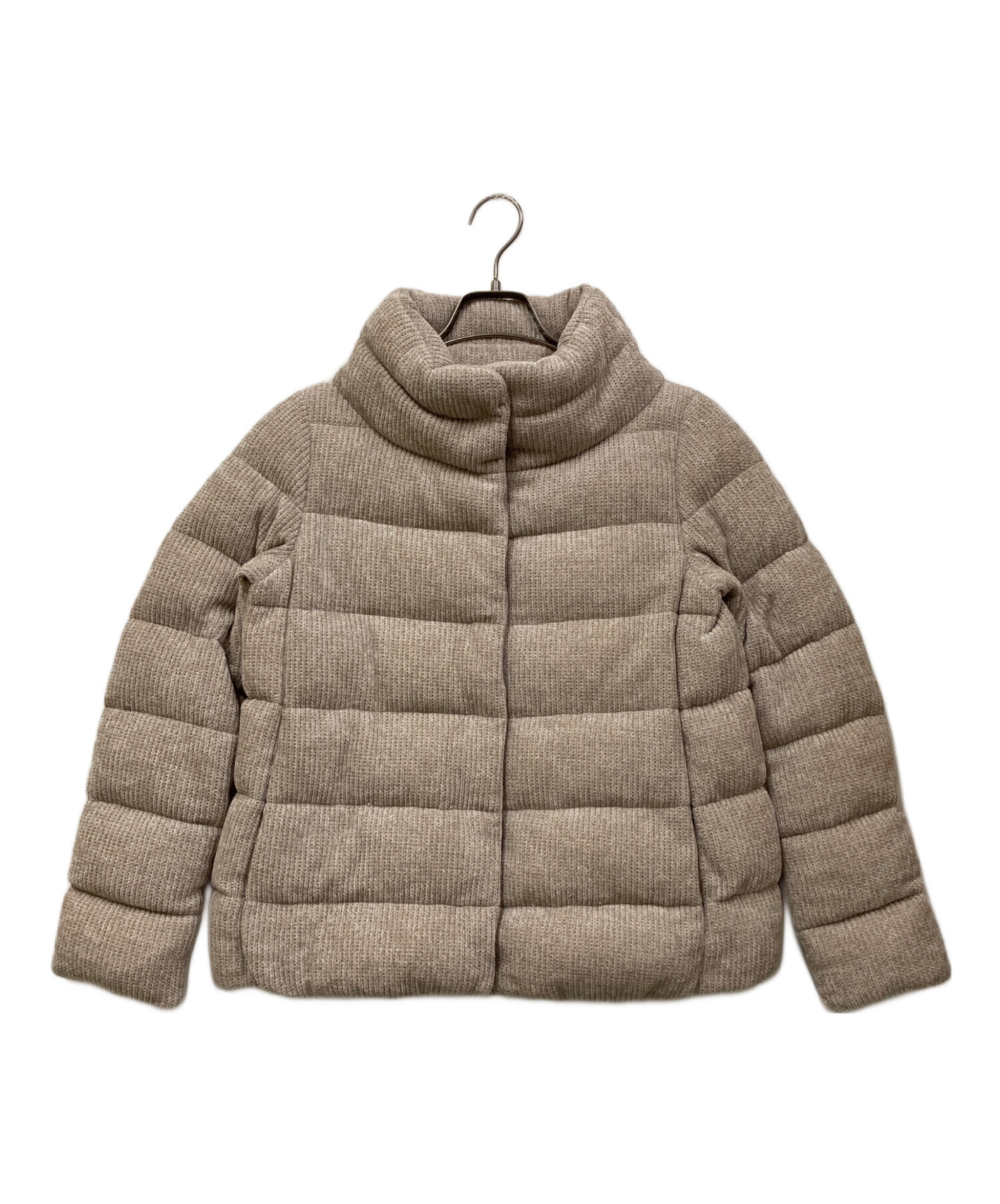 中古・古着通販】HERNO (ヘルノ) SAND CHENILLE DOWN JACKET ベージュ