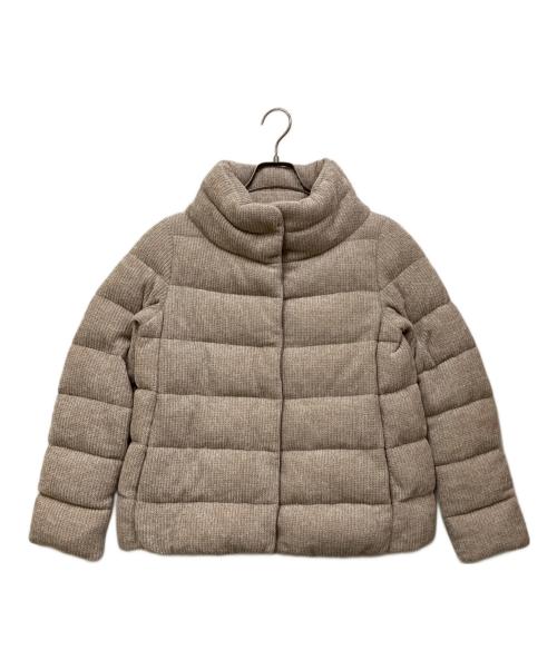 中古・古着通販】HERNO (ヘルノ) SAND CHENILLE DOWN JACKET ベージュ
