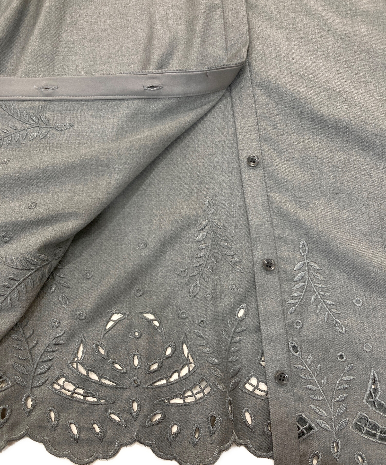 中古・古着通販】IENA (イエナ) エンブロイダードティアードレス