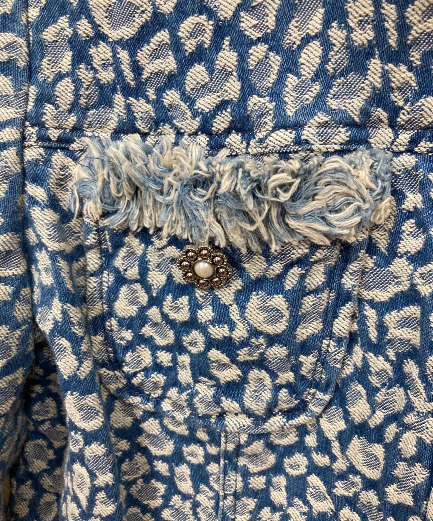 中古・古着通販】M'S GRACY (エムズグレイシー) ファー付レオパード柄