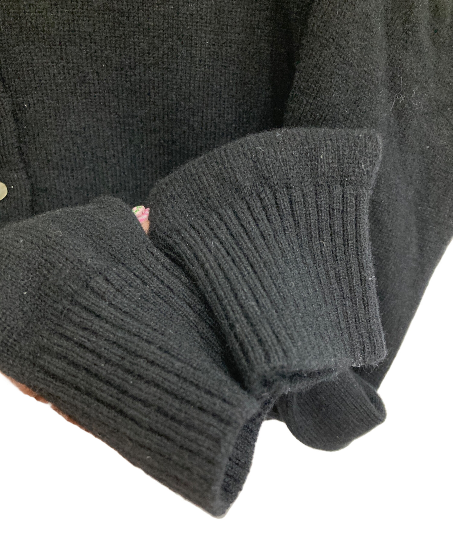 中古・古着通販】cygne (シーニュ) ハートカーディガン ブラック