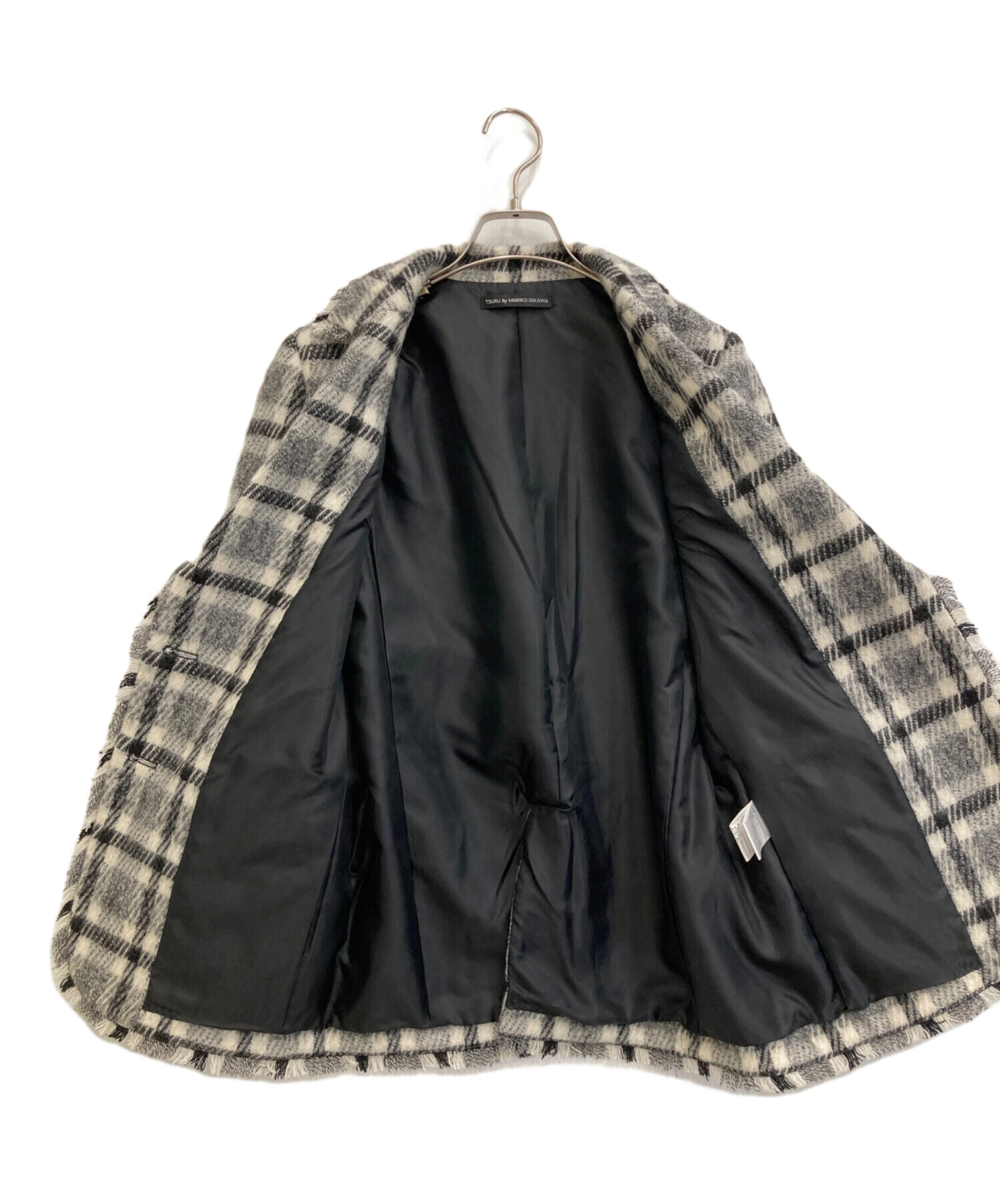 【新品】ツルバイマリコオイカワ★Apollo ブルゾン ジャケット チェック 中古・古着通販】TSURU by MARIKO OIKAWA (ツルバイマリコオイカワ