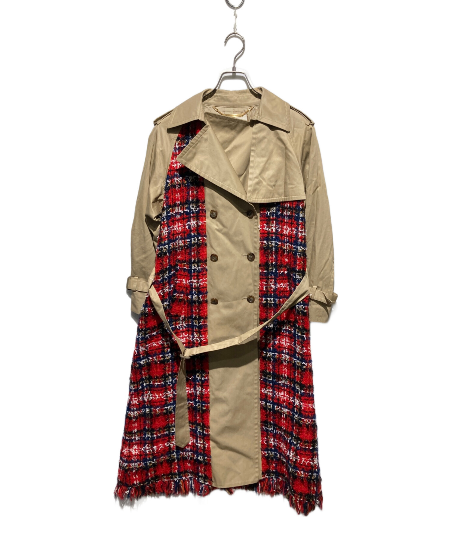 中古・古着通販】GRACE CLASS (グレースクラス) チェックツイード切替