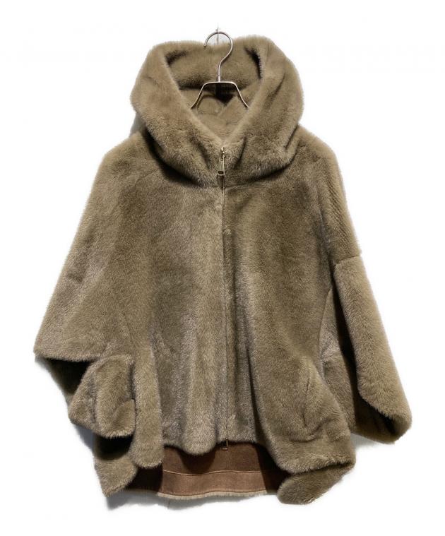 【MY WHITE/マイホワイト】 KHAKI ブルゾン ポンチョ ブラウン 中古・古着通販】MY WHITE (マイ ホワイト) KHAKI ブルゾン ブラウン