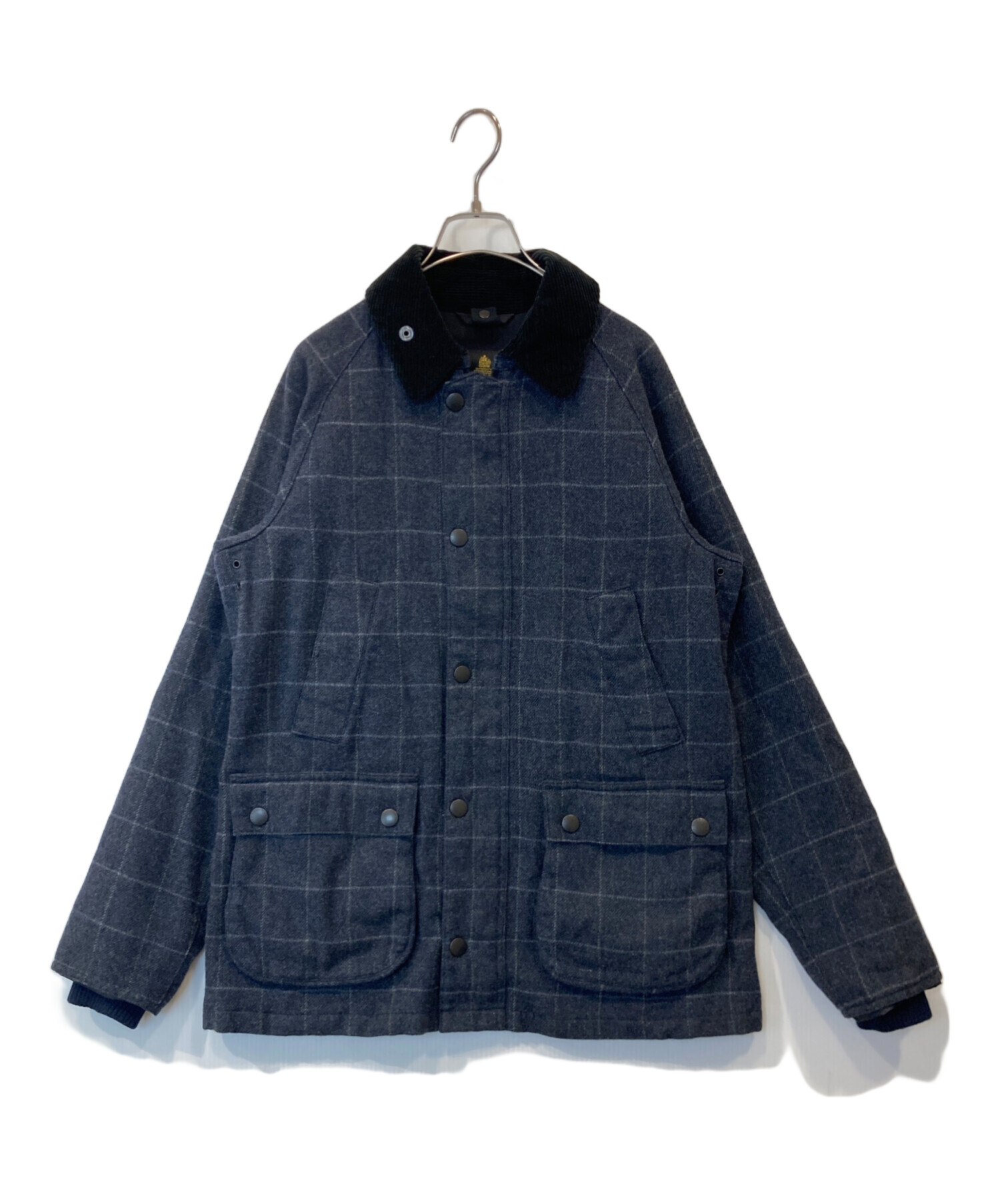 Barbour Bedale 38 ウール ネイビー バブアー BEDALE SL BONDED WOOL 