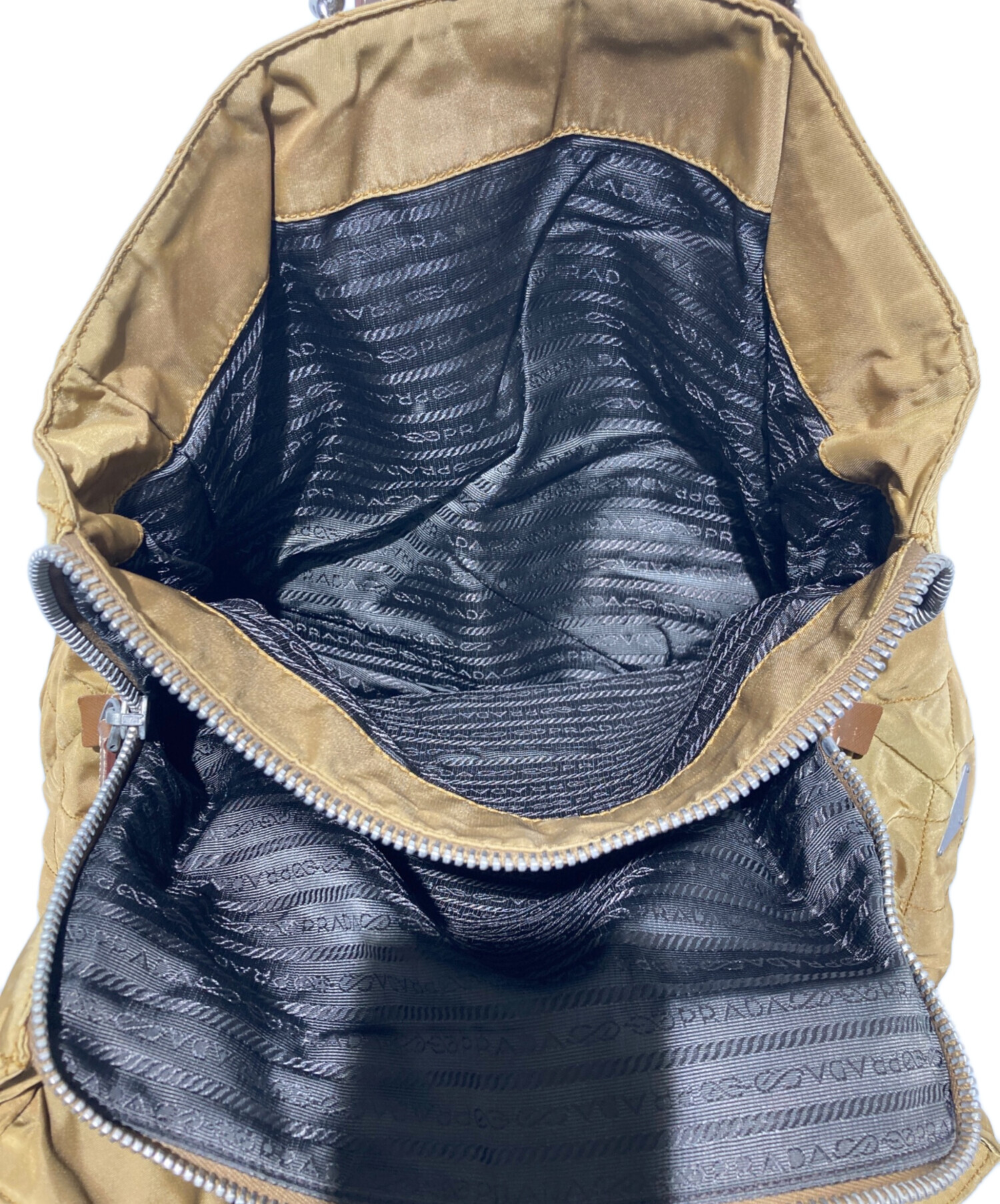 中古・古着通販】PRADA (プラダ) キルティングチェーントートバッグ