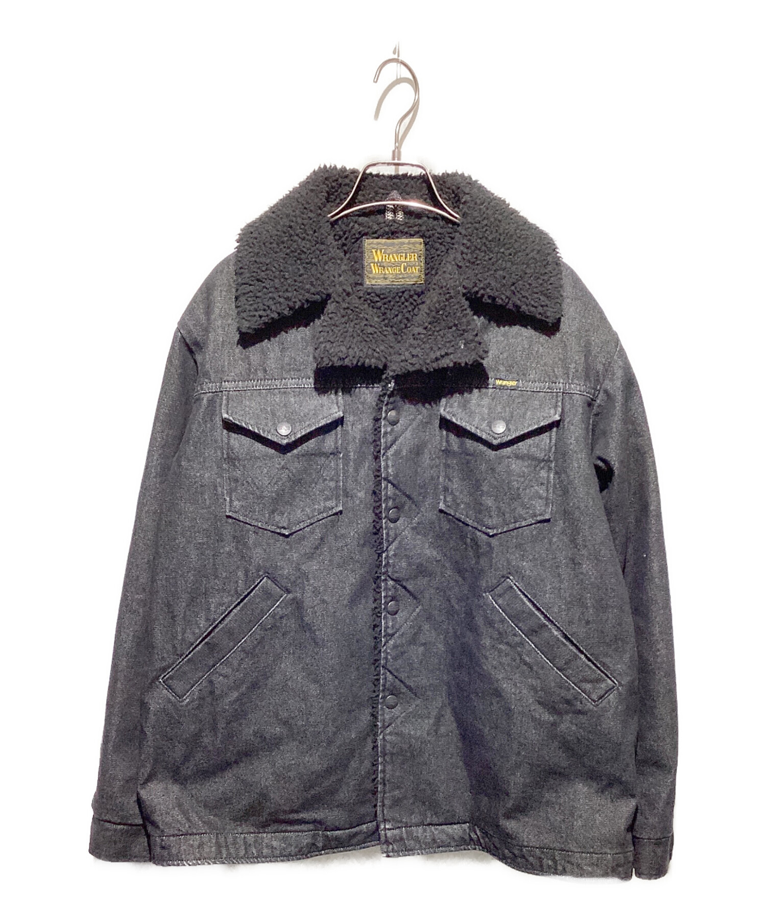 中古・古着通販】Wrangler (ラングラー) ランチコート ブラック サイズ