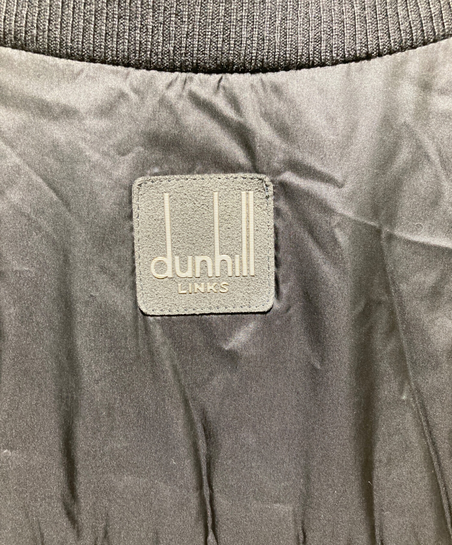 【dunhill】リバーシブルボンバージャケット ダンヒル ニット　キルティング 中古・古着通販】dunhill (ダンヒル) 袖切替キルティングジャケット