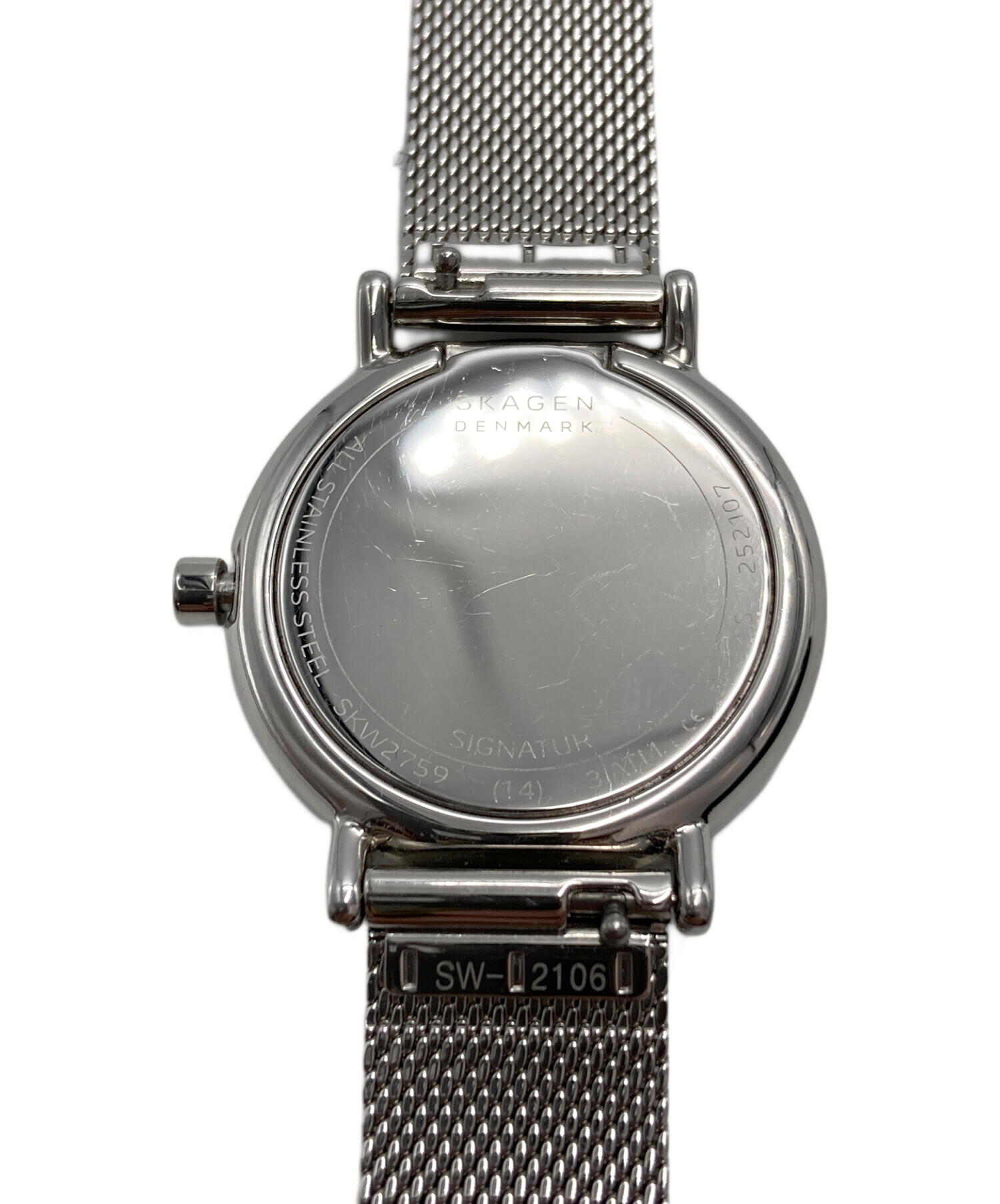 SKAGEN スカーゲン 腕時計 ステンレススチール シルバートーン 