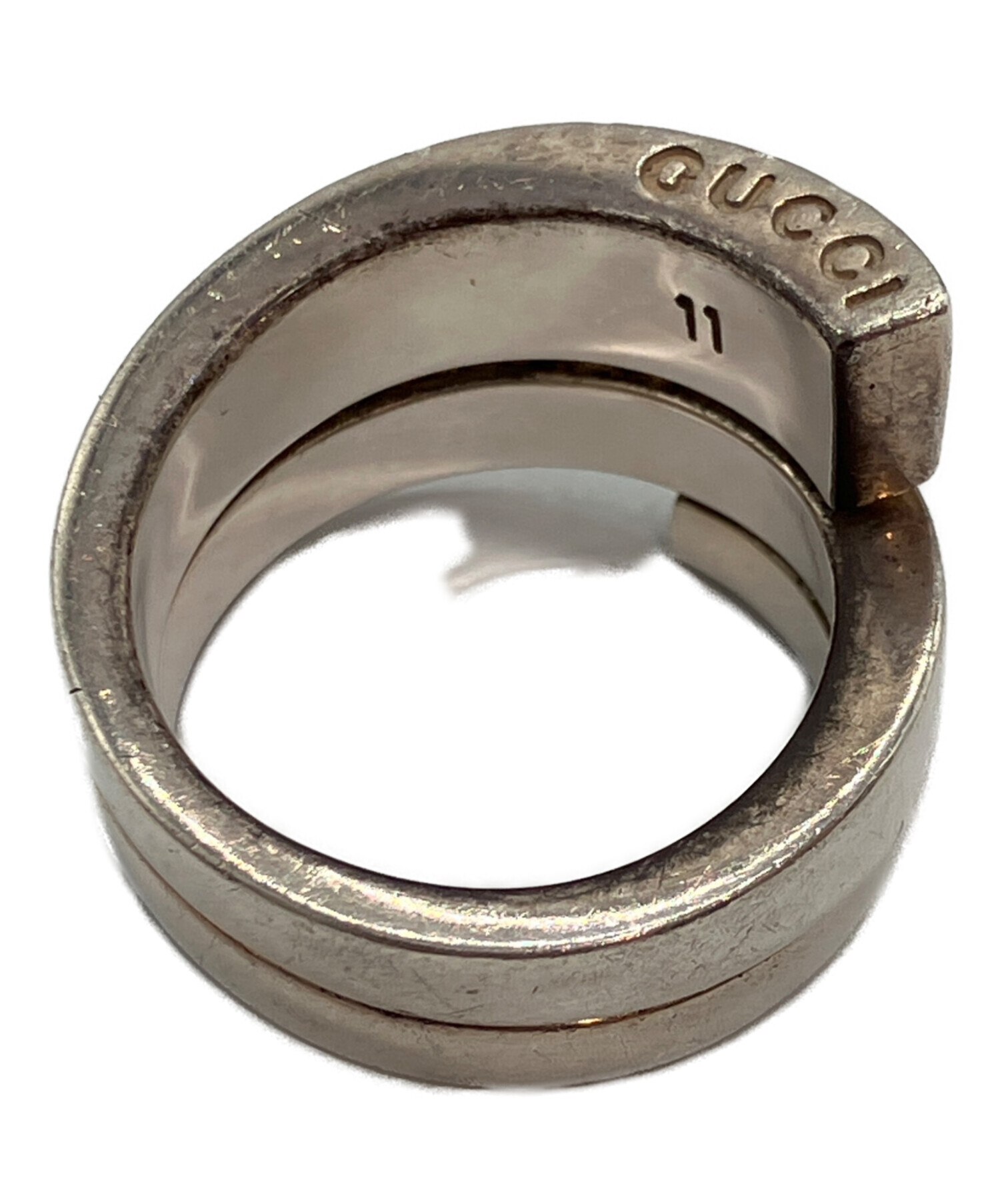 中古・古着通販】GUCCI (グッチ) スパイラル G スネーク リング サイズ