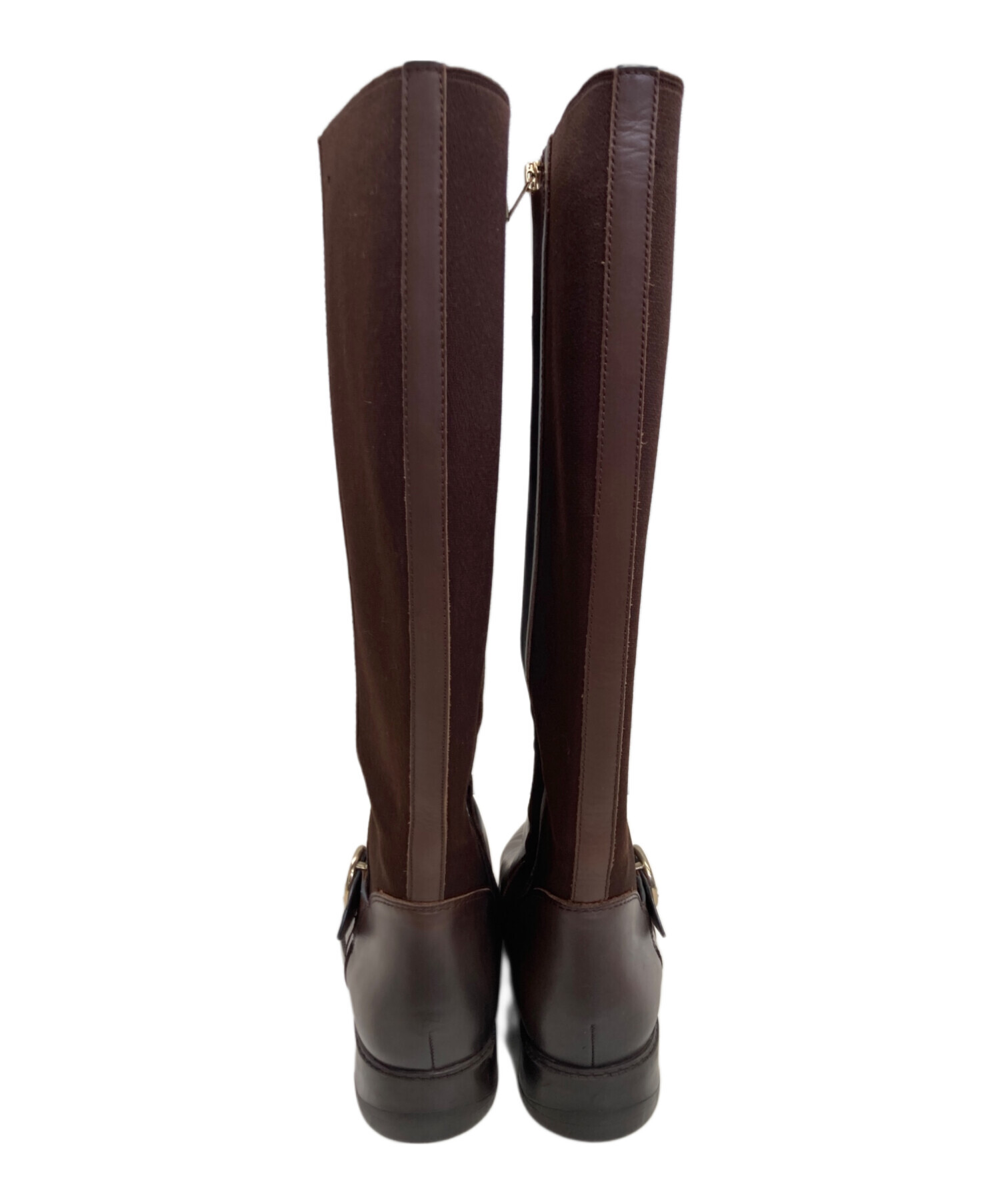中古・古着通販】COACH (コーチ) ロングブーツ ブラウン サイズ:24.5