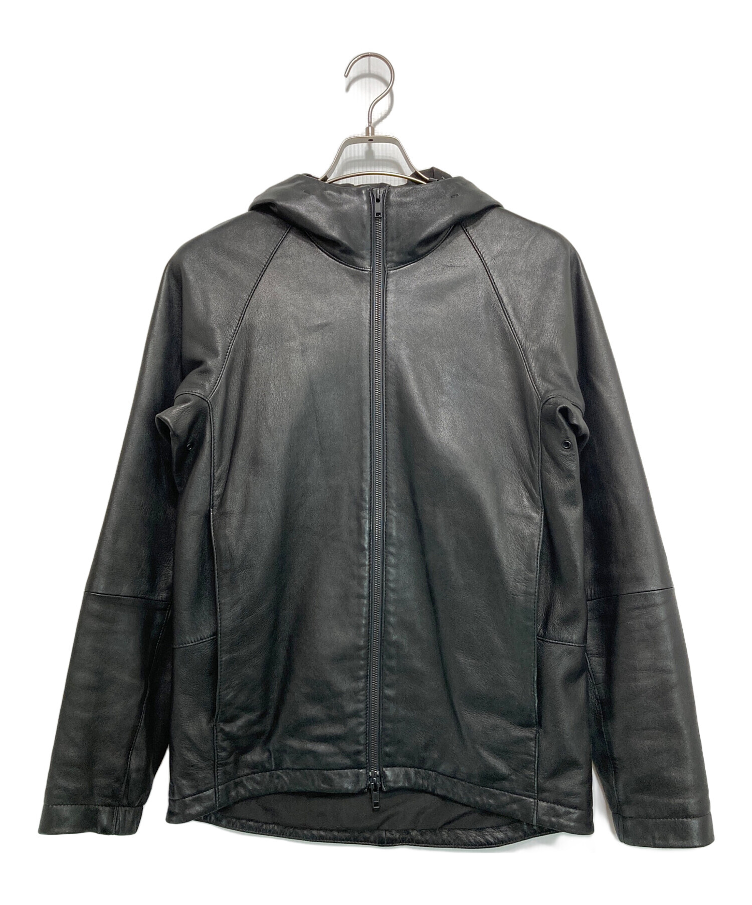 Theory ラムレザージャケット 中古・古着通販】theory (セオリー) フーディーラムレザージャケット