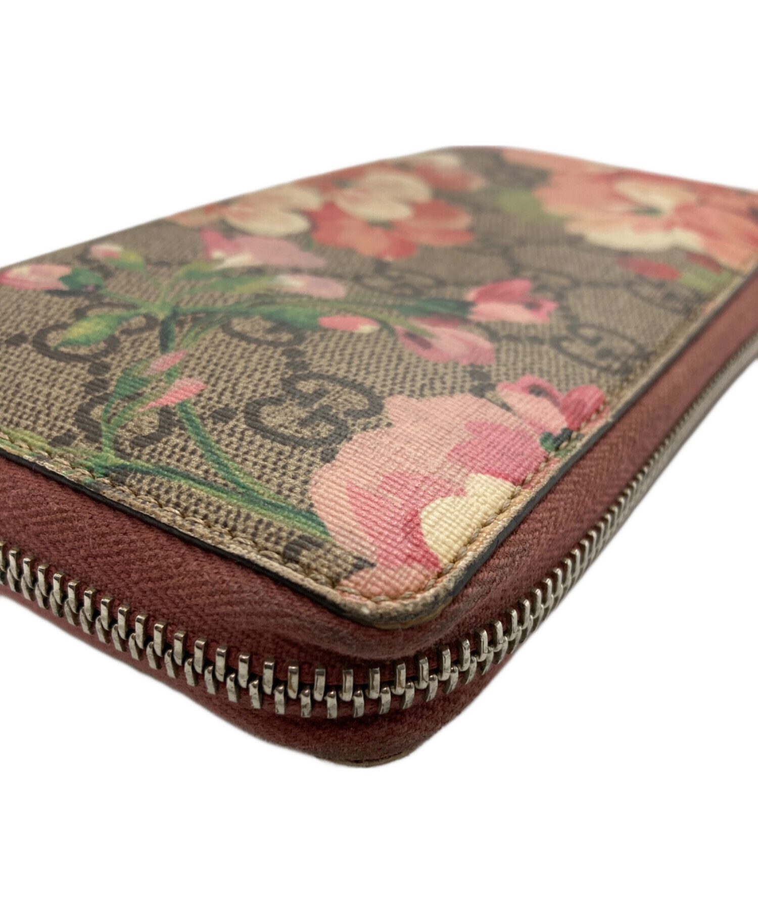 【新品未使用】GUCCI グッチ ブルームス ピンク 長財布 中古・古着通販】GUCCI (グッチ) GGブルームス ラウンドジップ