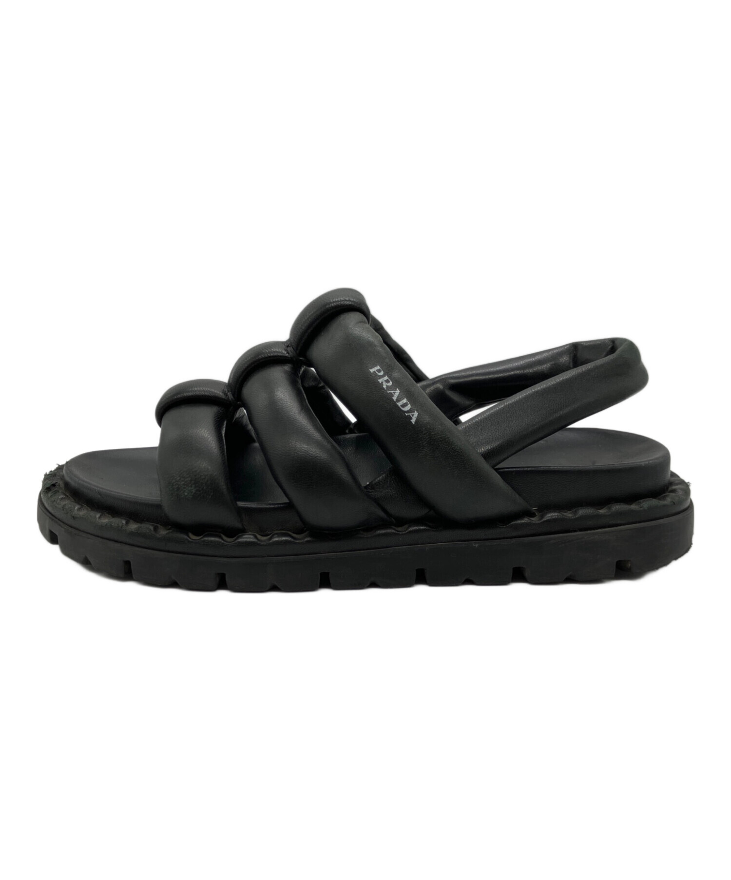 中古・古着通販】PRADA (プラダ) ナッパレザー プラットフォーム