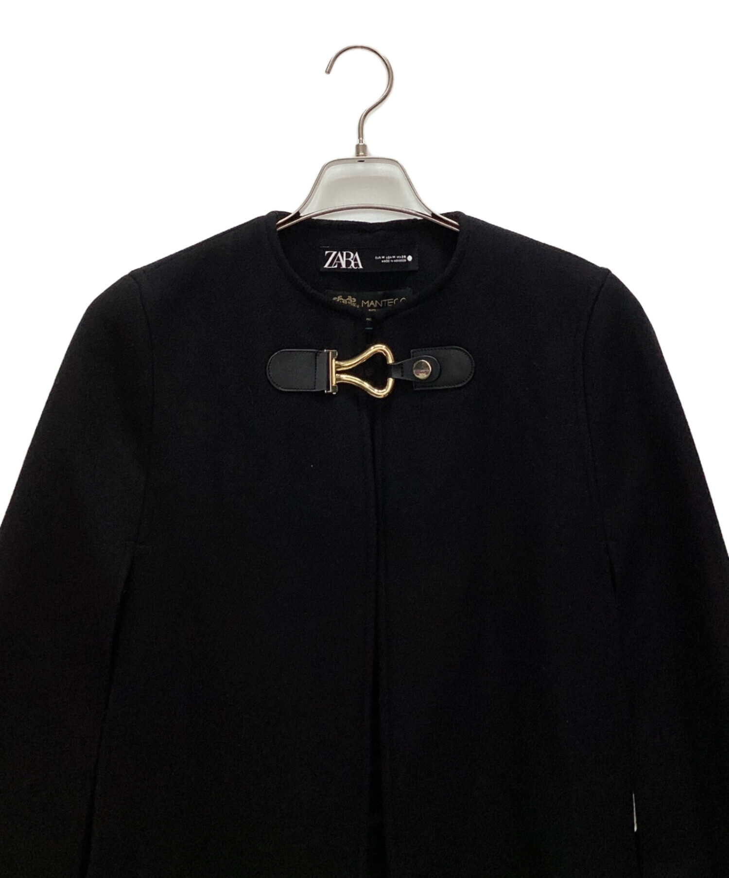 中古・古着通販】ZARA (ザラ) ポンチョ ブラック サイズ:M｜ブランド