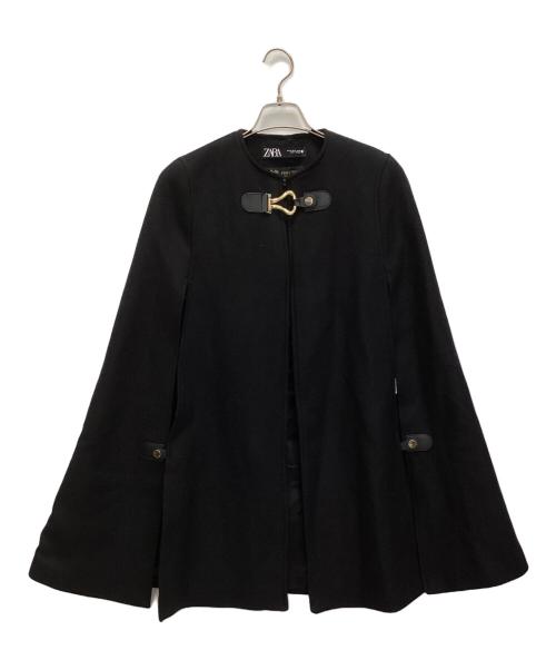 中古・古着通販】ZARA (ザラ) ポンチョ ブラック サイズ:M｜ブランド