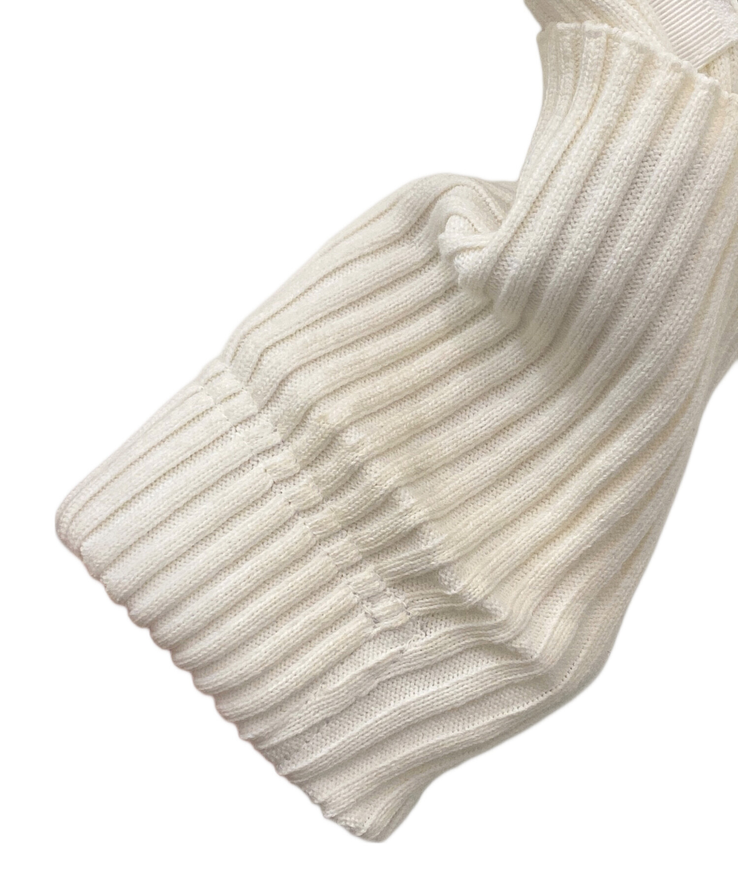 中古・古着通販】sacai (サカイ) Knit×Nylon Twill Dress グレー 