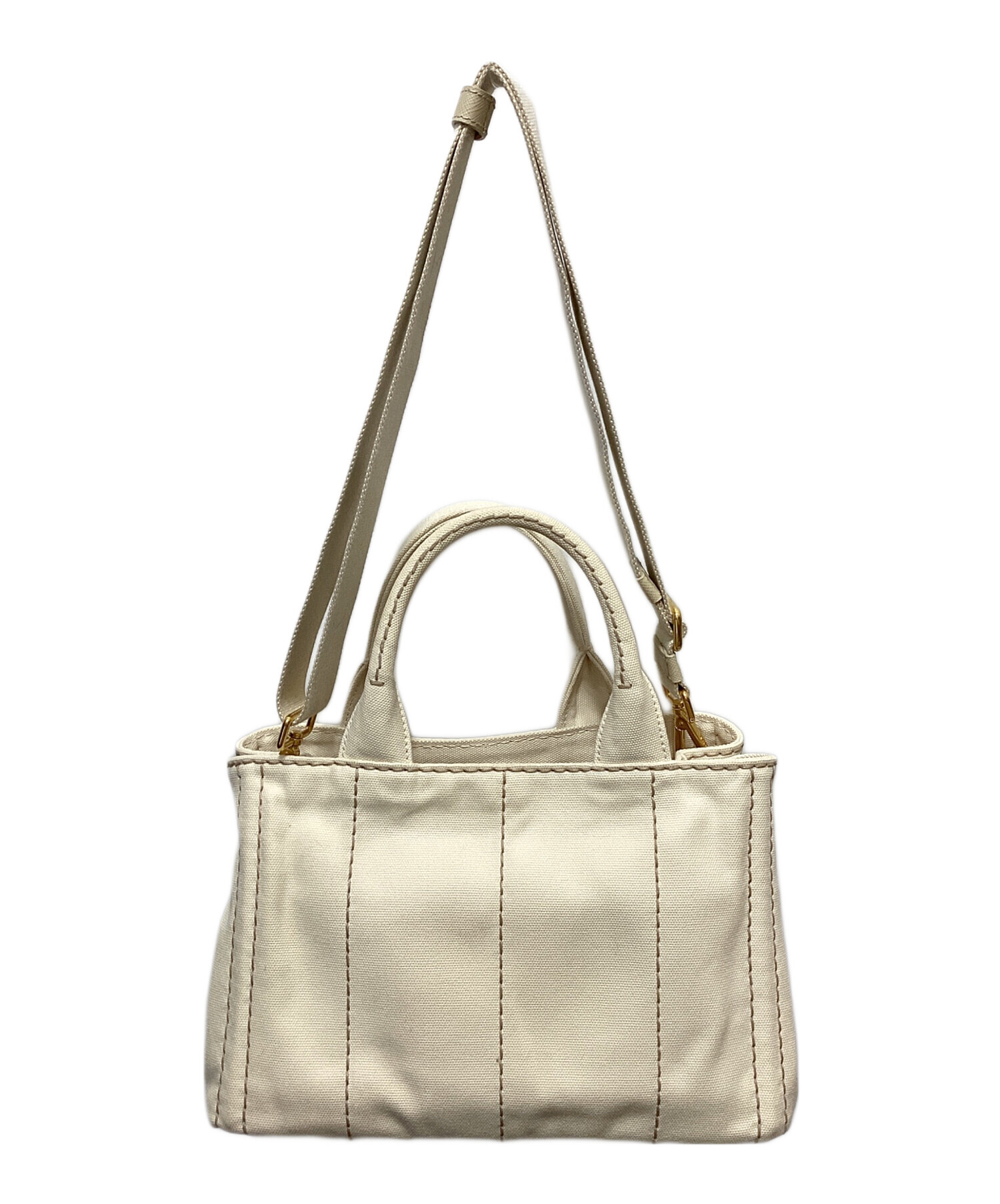 中古・古着通販】PRADA (プラダ) 2WAYバッグ アイボリー｜ブランド