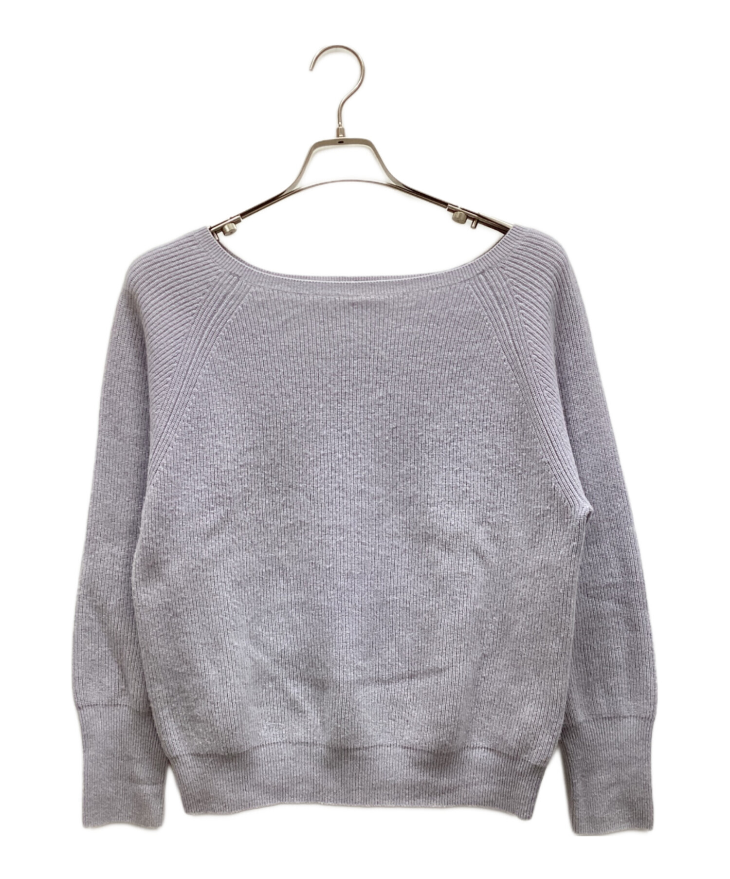 美品 Whim Gazette ウィムガゼット カシミア100％ ボートネック プルオーバー ニットセーター サイズF ブラウン レディース 古着 中古 USED 中古・古着通販】Whim Gazette (ウィムガゼット) カシミアボートネック