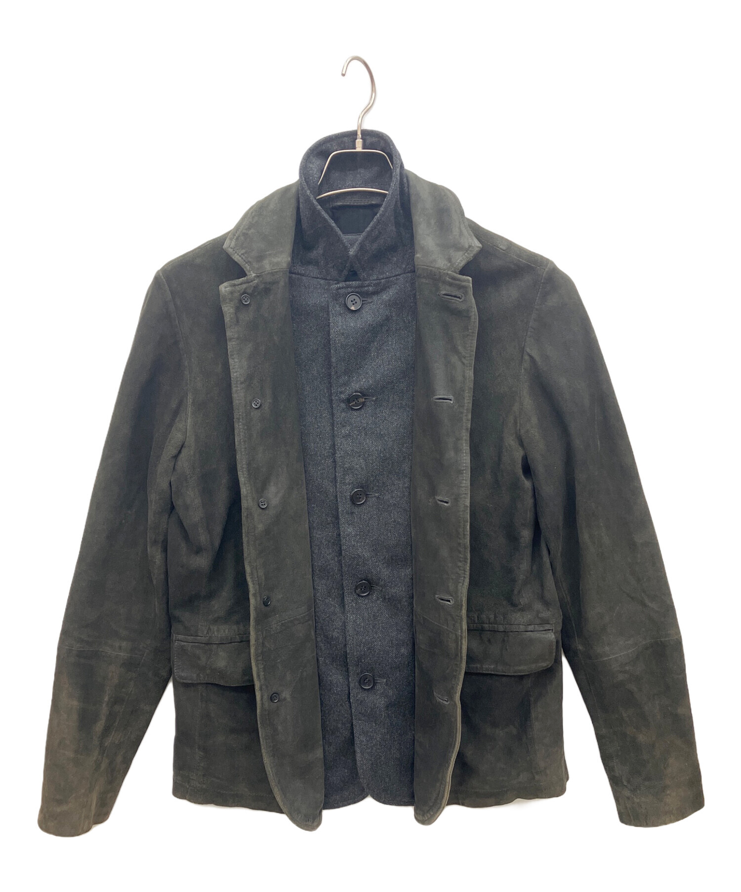 All Saints - ALLSAINTS テーラードジャケット 38(M位) 【古着】【中古】 中古・古着通販】ALL SAINTS (オールセインツ) SURVEY LEATHER BLAZER