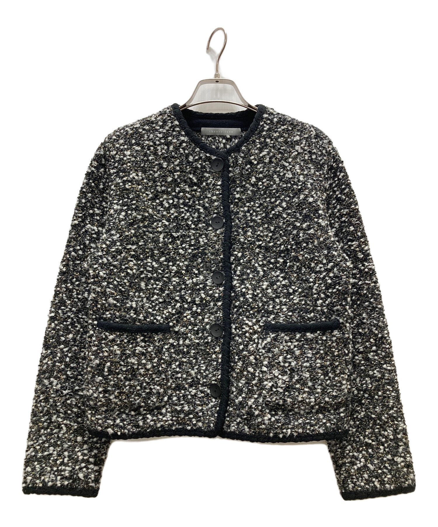 中古・古着通販】theory luxe (セオリーリュクス) ツイードニット