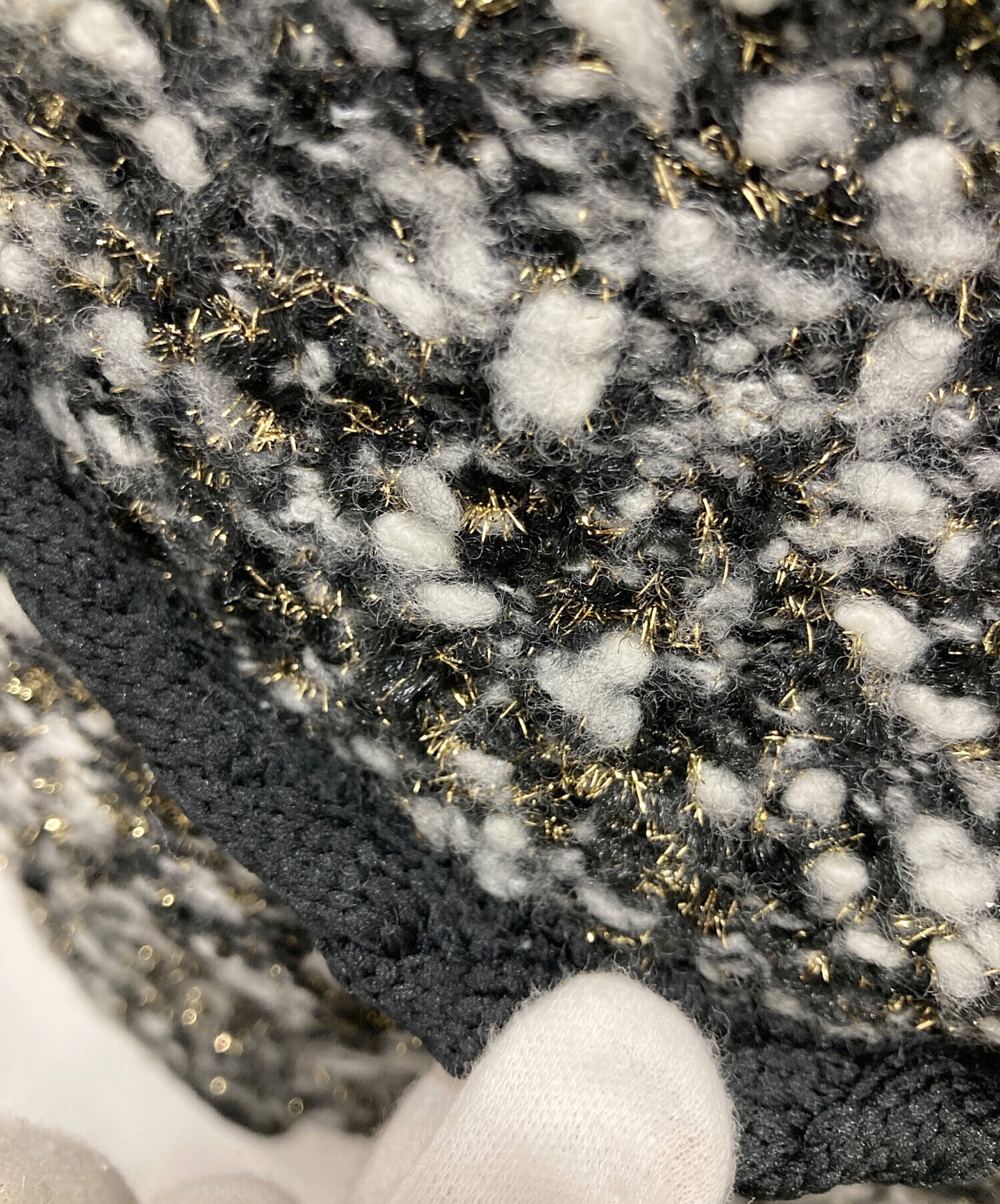 theory luxe 23AW ニットジャケット ツイード 白 黒38 中古・古着通販】theory luxe (セオリーリュクス) ツイードニット