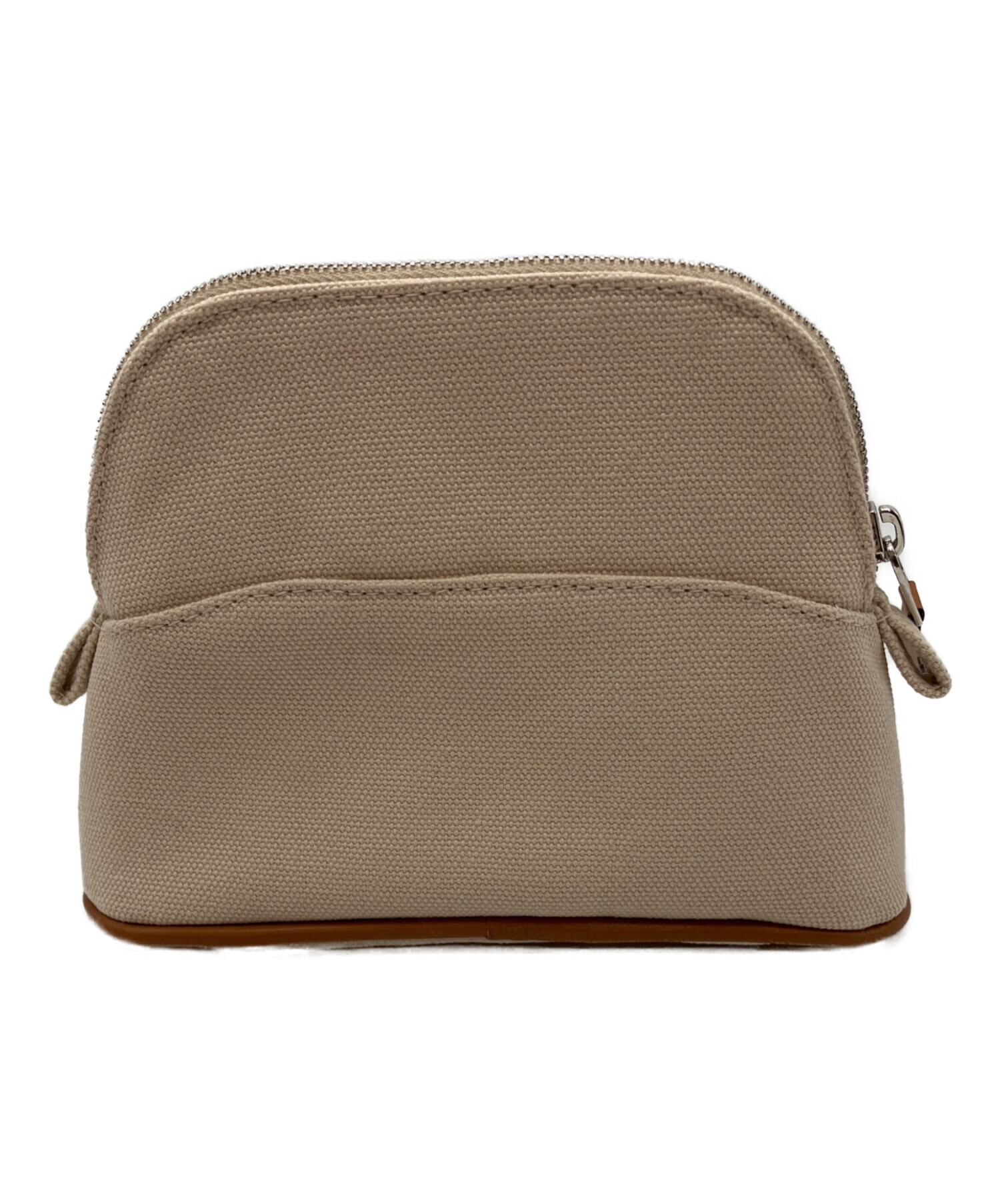 HERMES ミニミニ ボリードポーチ ベージュ 中古・古着通販】HERMES (エルメス) ボリードポーチ ミニミニ ベージュ