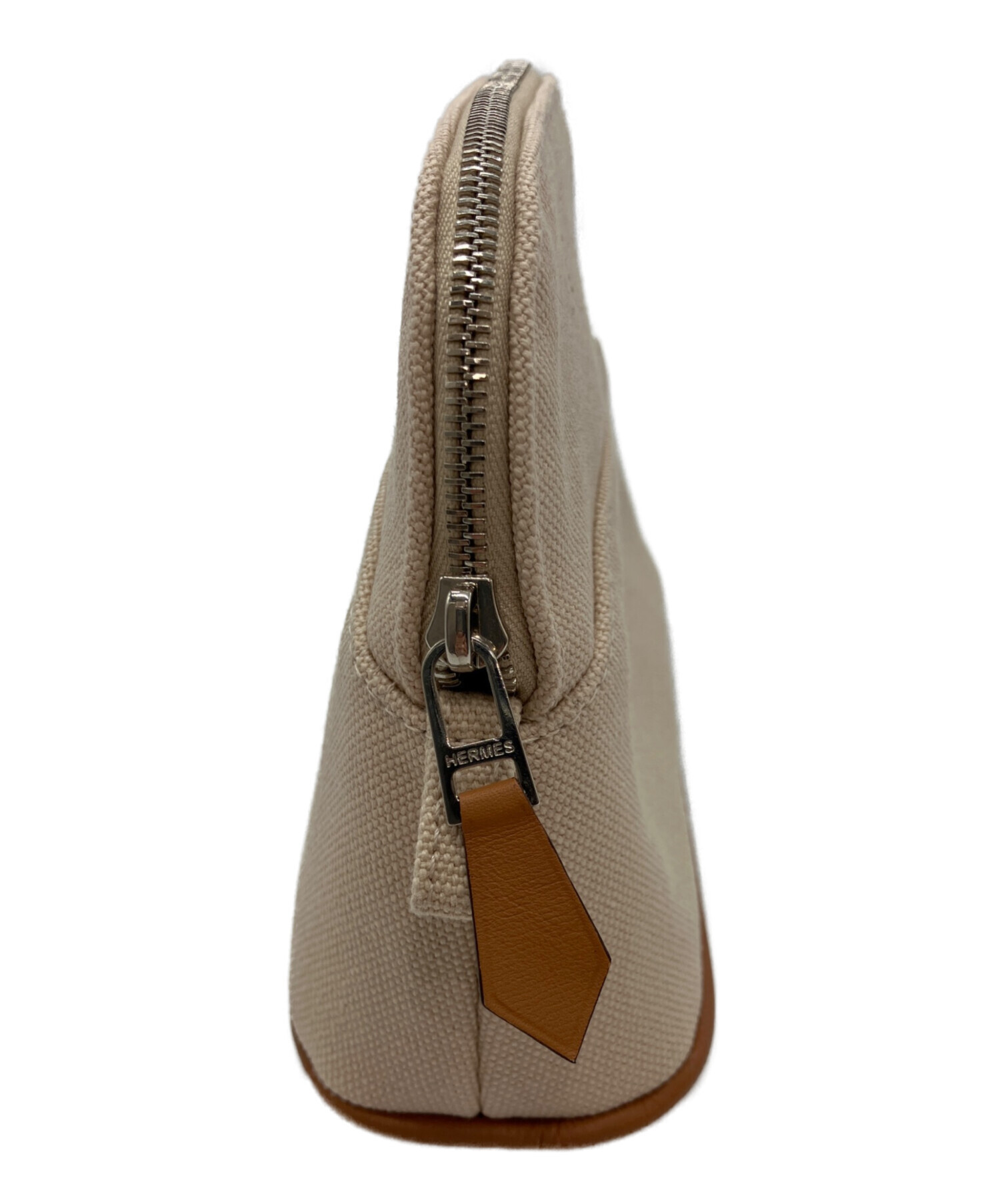 中古・古着通販】HERMES (エルメス) ボリードポーチ ミニミニ ベージュ