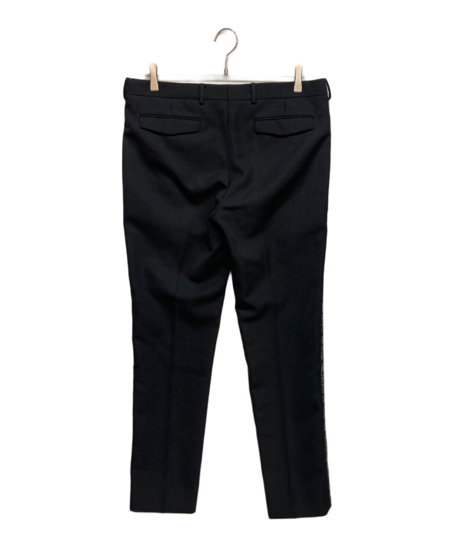 r*o様 美品　DIOR HOMME ATELIER スラックスパンツ　ブラック 中古・古着通販】DIOR HOMME (ディオール オム) Atelier ライン