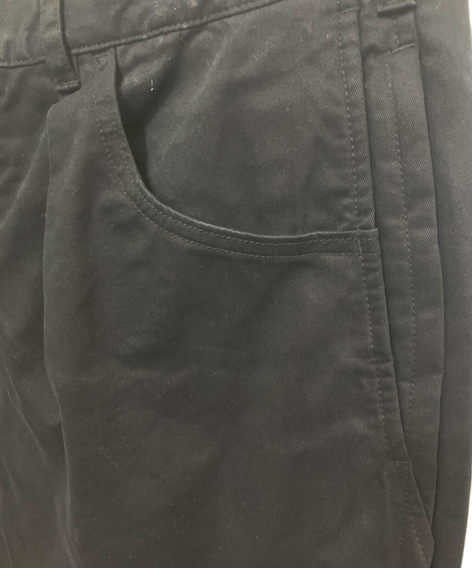 中古・古着通販】BROCHURE (ブローシュアー) BR+KAMI PANTS ブラック