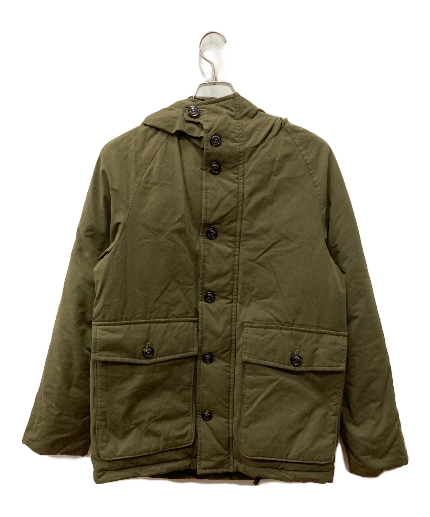 Valstar Size 46 オリーブ色 ジャンパー 中古・古着通販】Valstar (ヴァルスター) Down padded hooded jacket