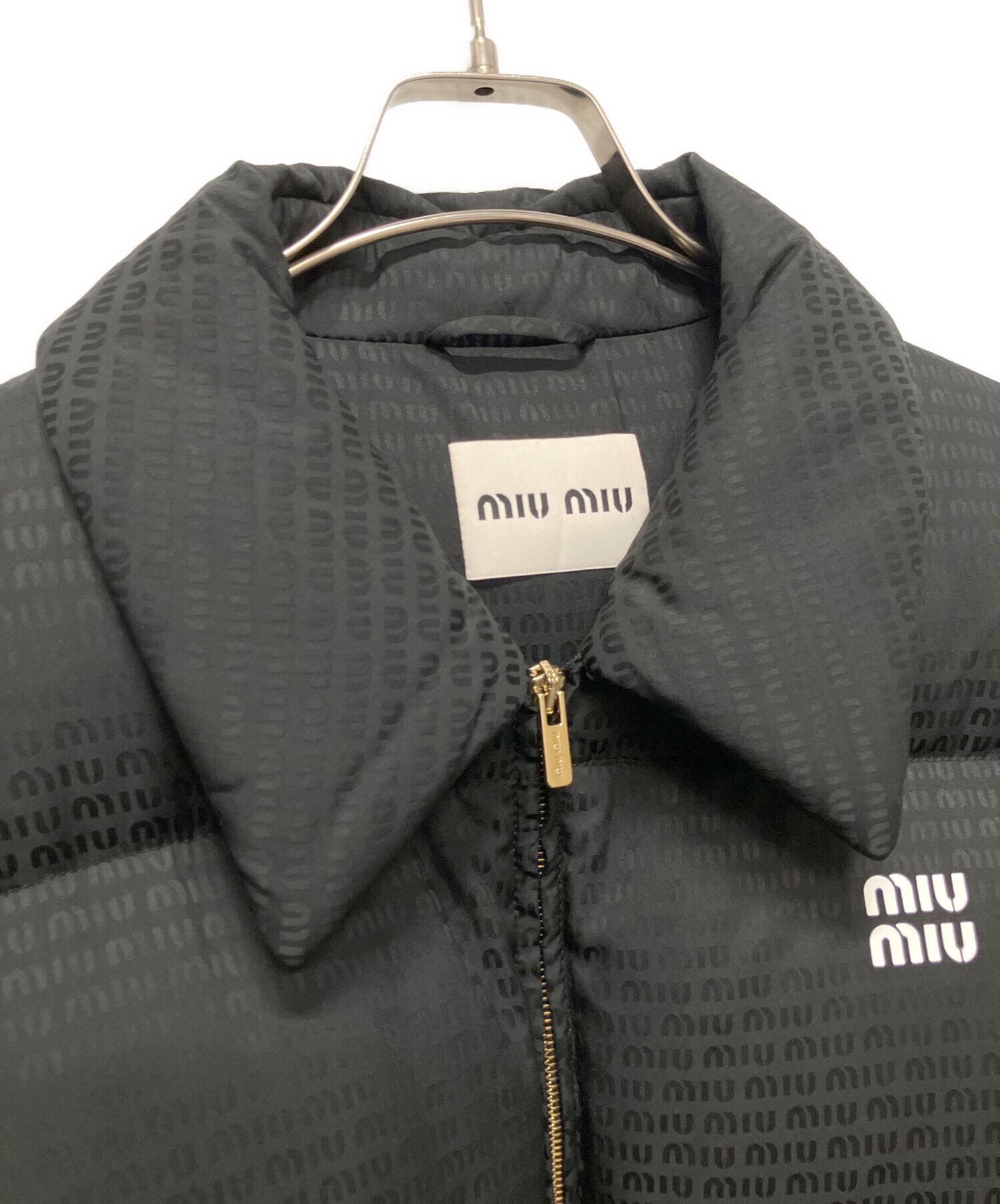 中古・古着通販】MIU MIU (ミュウミュウ) ロゴプリント ダウン