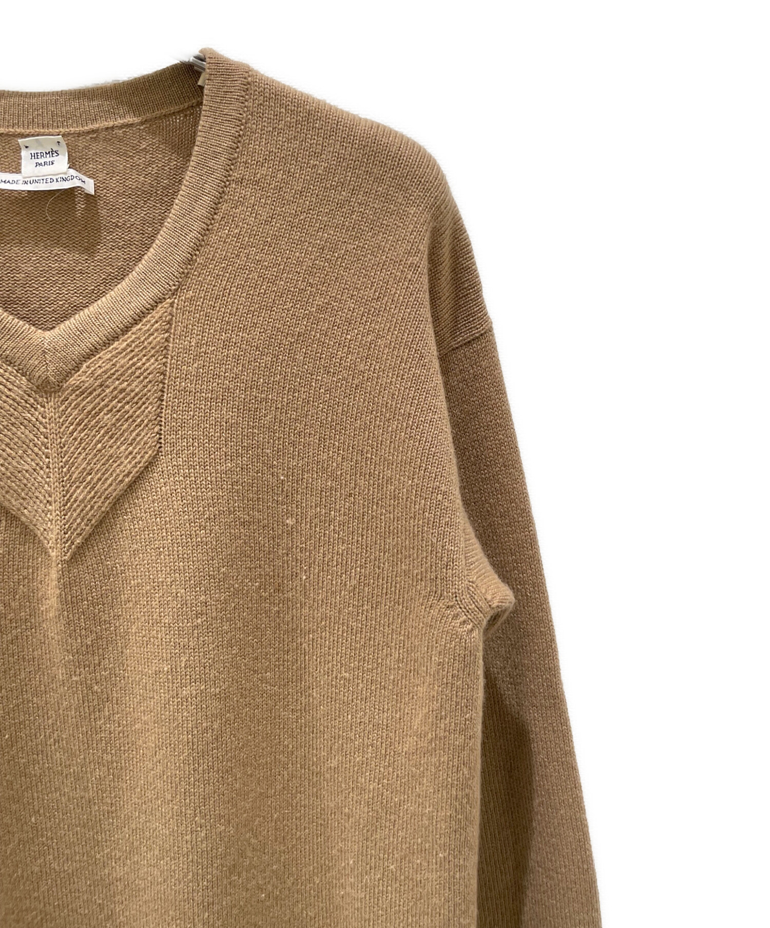 中古・古着通販】HERMES (エルメス) Hロゴ金具カシミヤニット